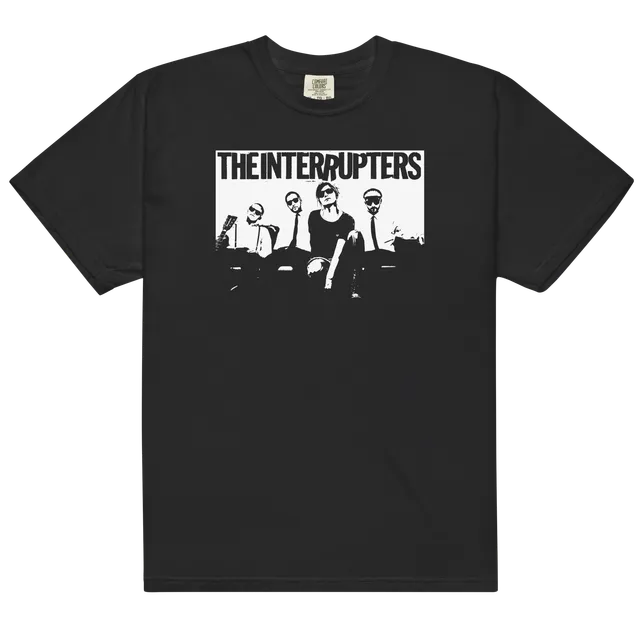 the-interrupters-band-photo-t-shirt-noir-coton image 1