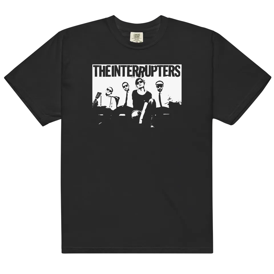 the-interrupters-band-photo-t-shirt-noir-coton image 1