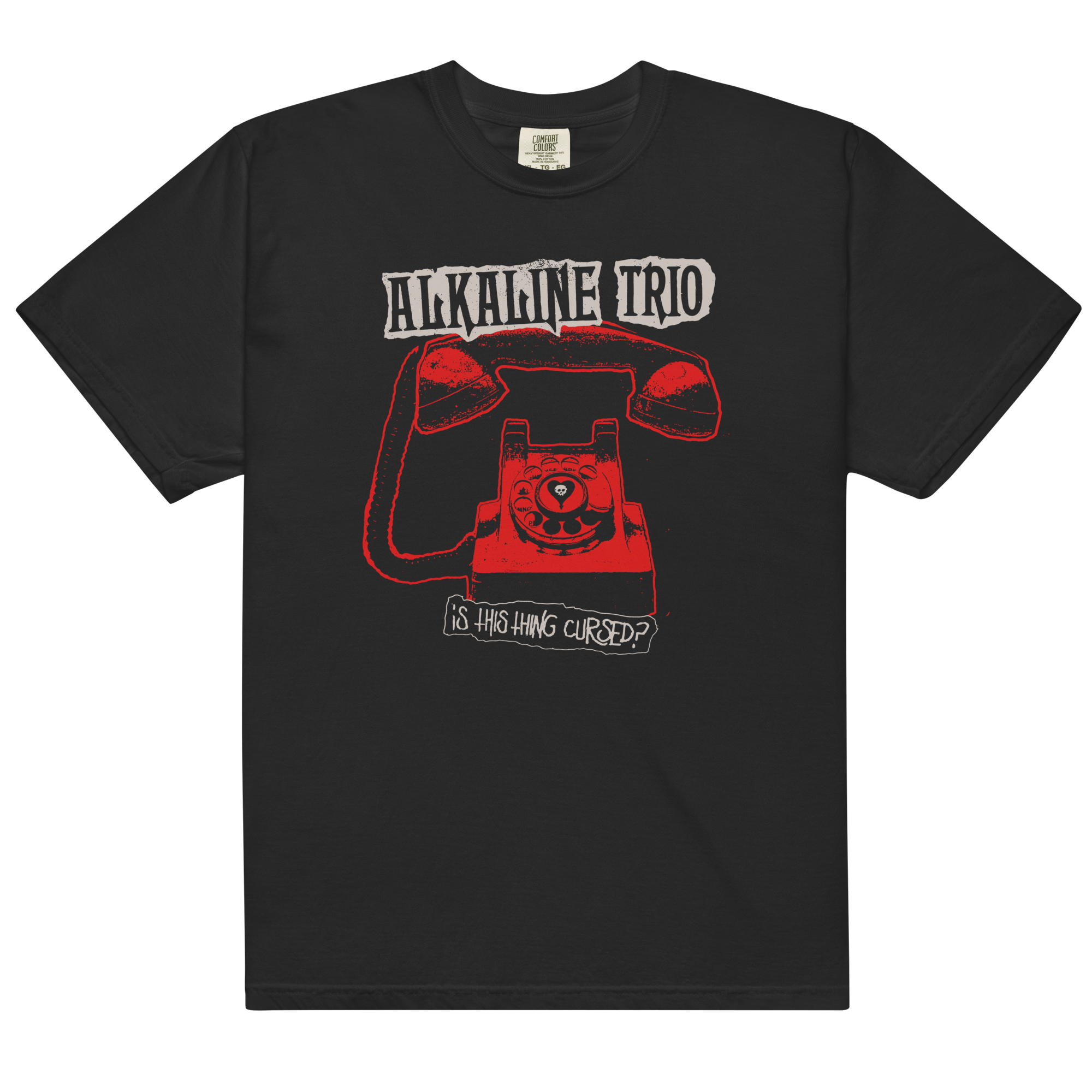 alkaline-trio-is-this-thing-cursed-t-shirt-noir-coton image 1