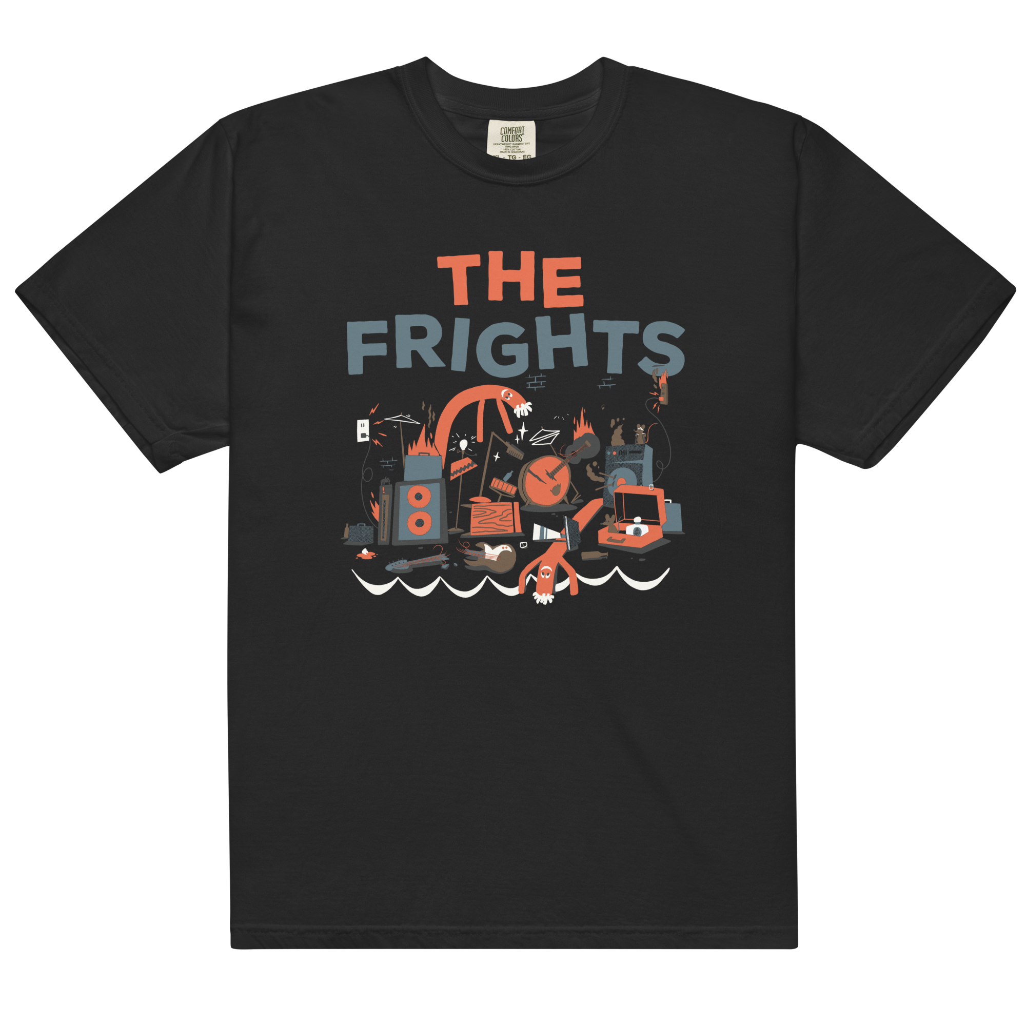 the-frights-stage-t-shirt-noir-coton image 1