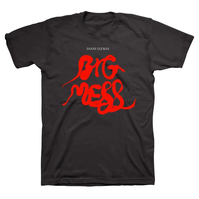 danny-elfman-big-mess-t-shirt-noir-logo-coton image 1