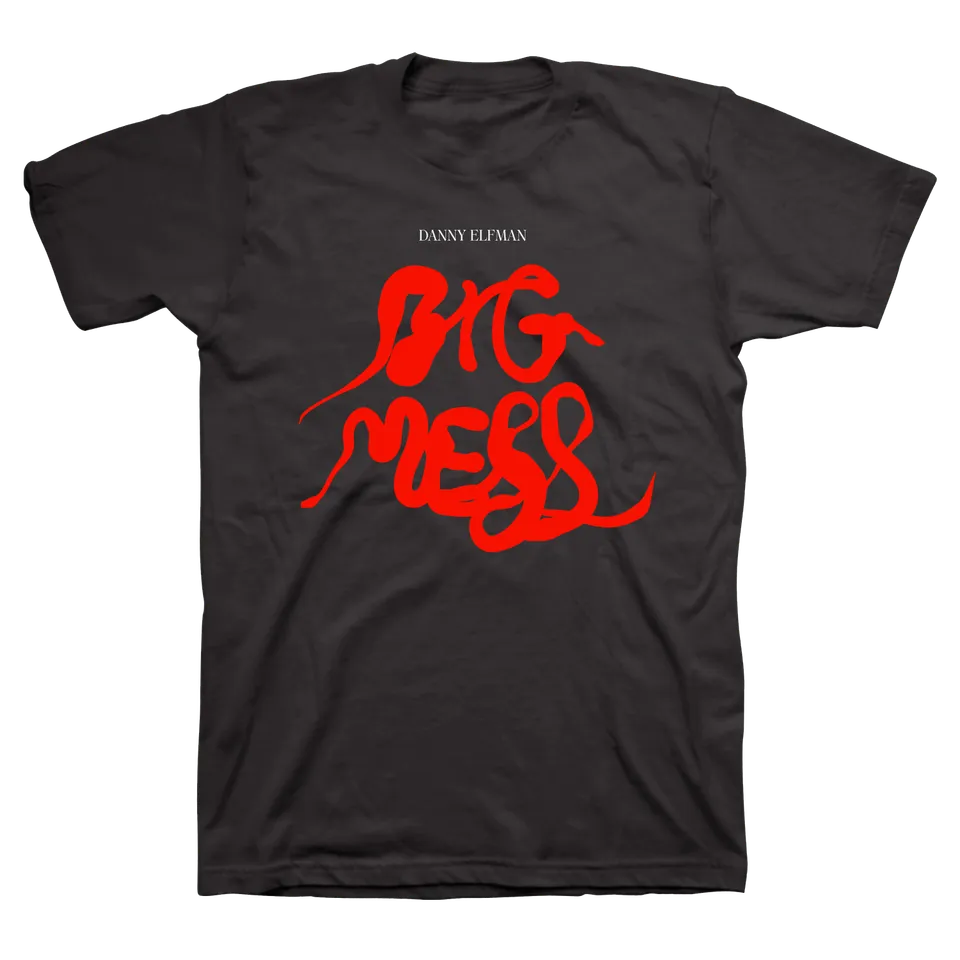 danny-elfman-big-mess-t-shirt-noir-logo-coton image 1