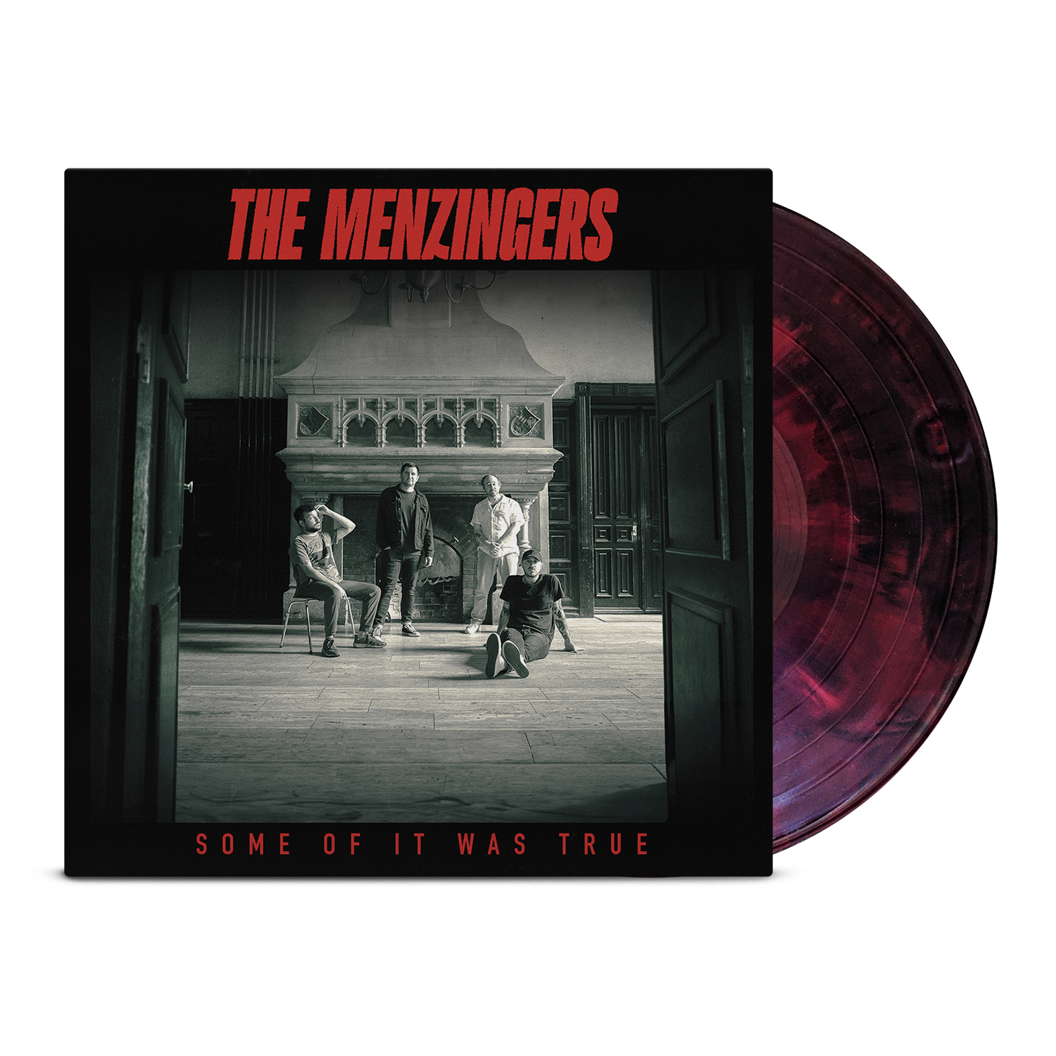 the-menzingers-some-of-it-was-true-lp-vinyle-cherry-bomb-splash image 1