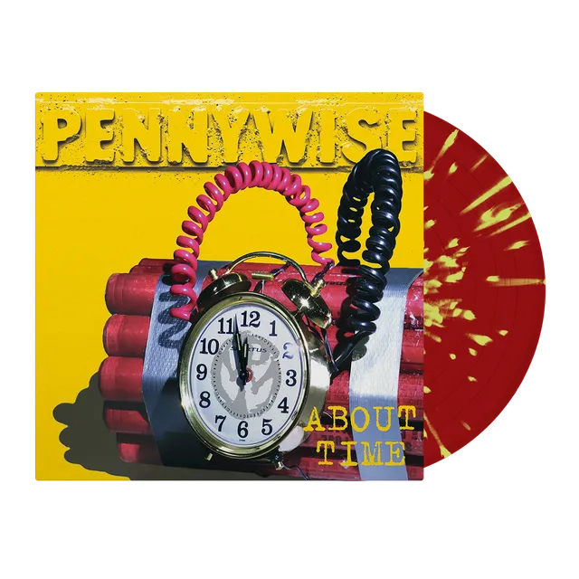 pennywise-about-time-lp-vinyle-splatter-pomme-citron image 1