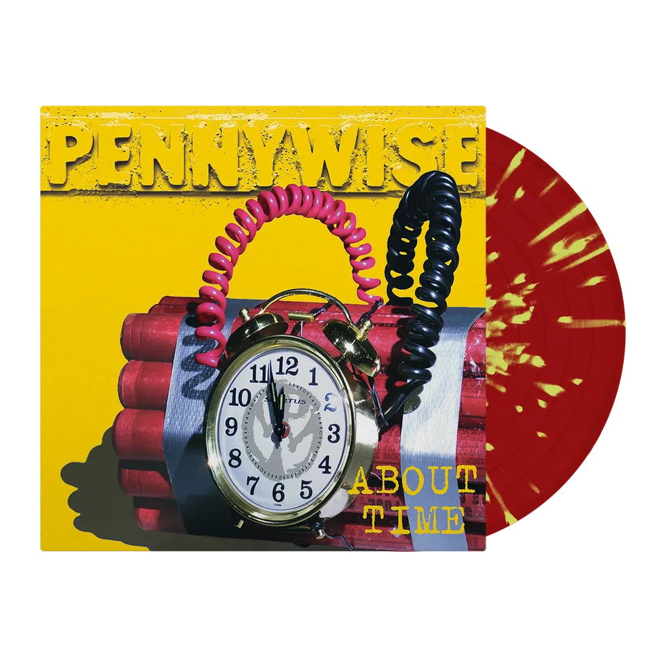 pennywise-about-time-lp-vinyle-splatter-pomme-citron image 1