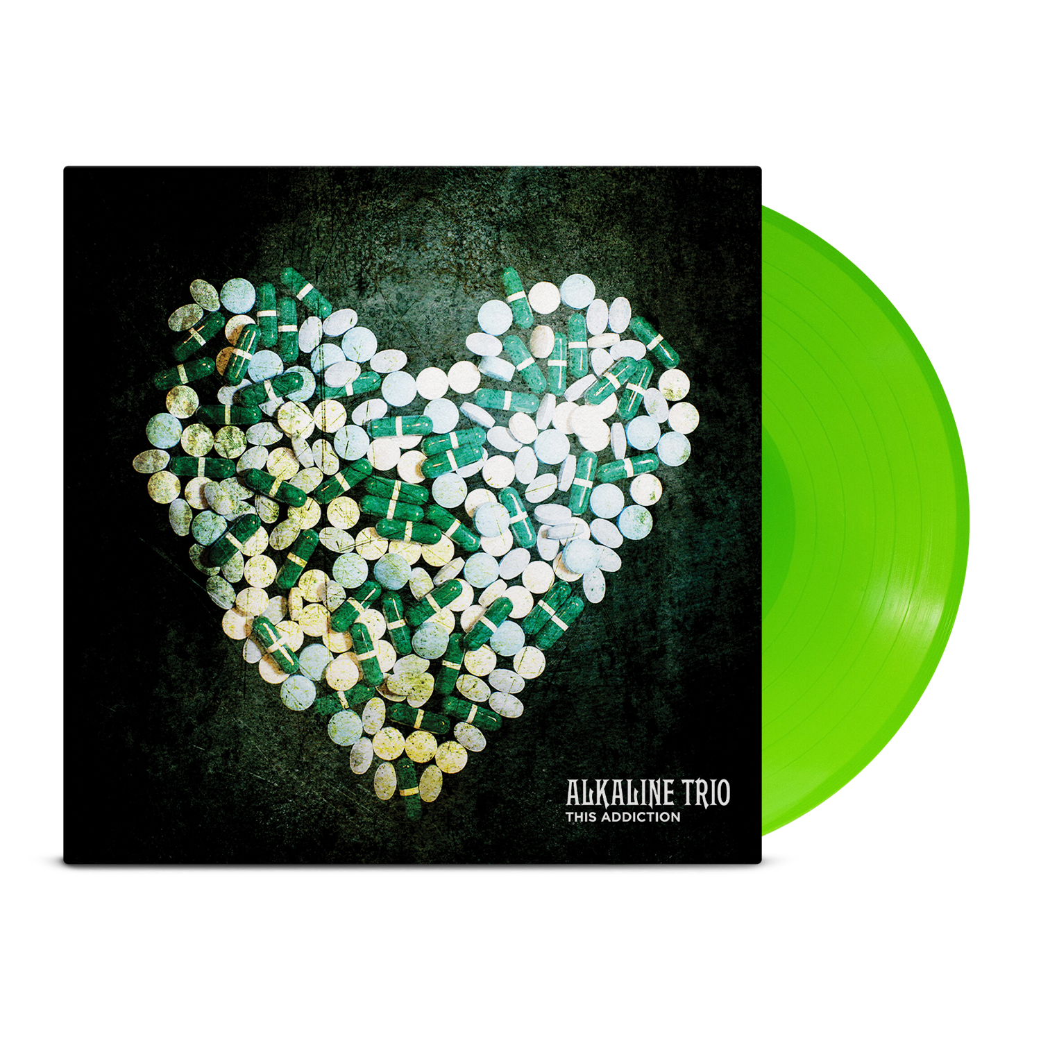 alkaline-trio-this-addiction-lp-vinyle-vert-1000-ex image 1