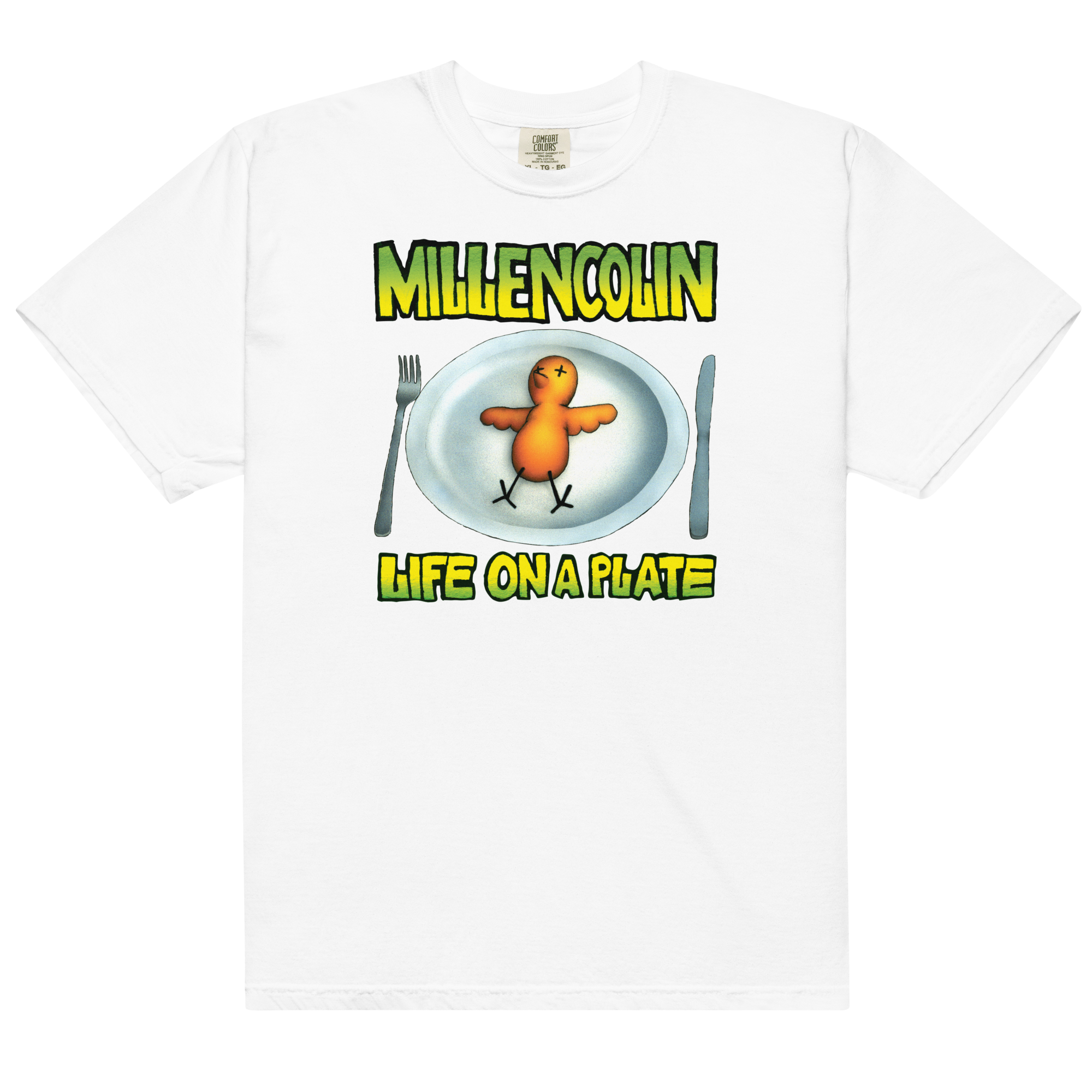 millencolin-life-on-a-plate-t-shirt-blanc-coton image 1