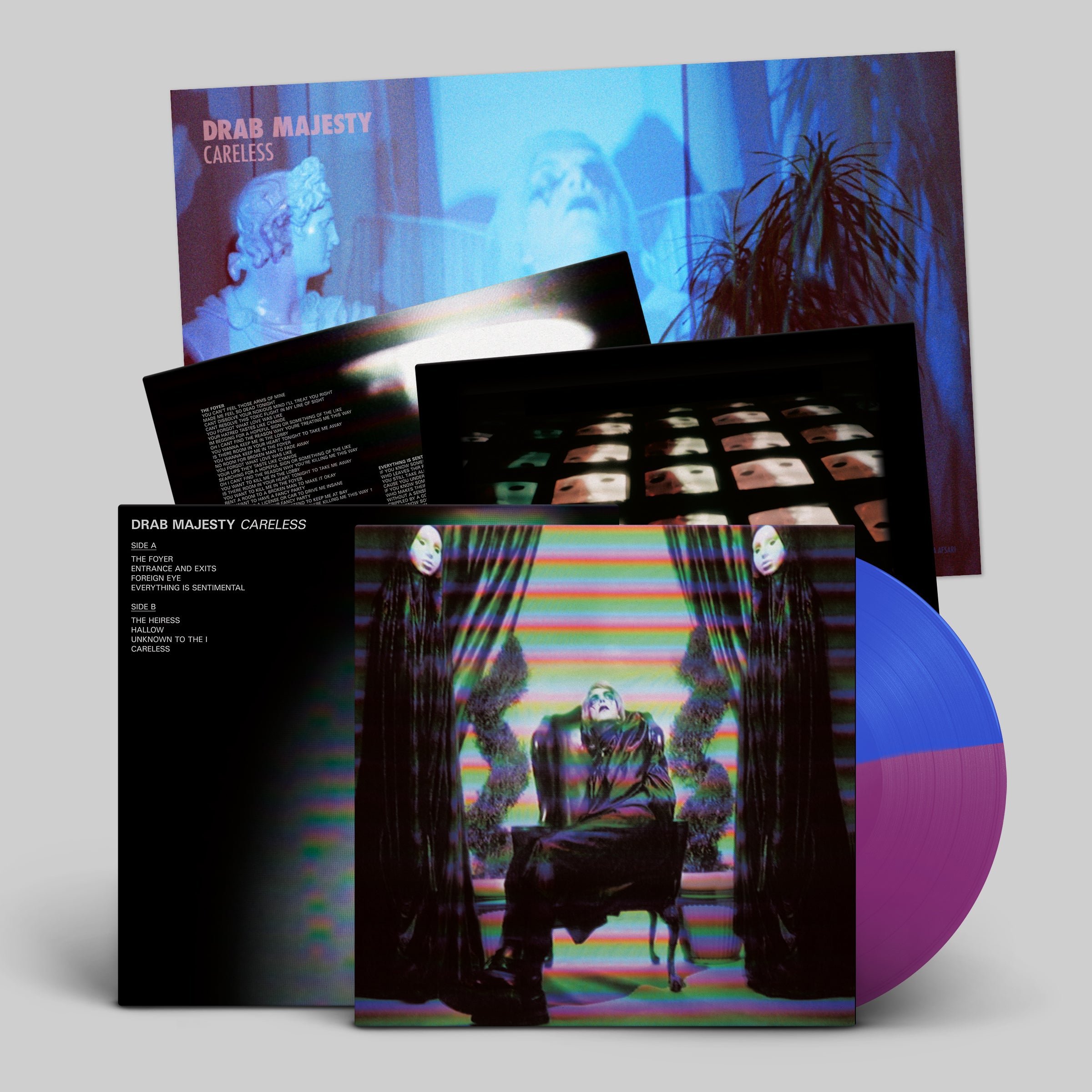 drab-majesty-careless-vinyle-lp-noir-dition-black-vinyl-lp image 7