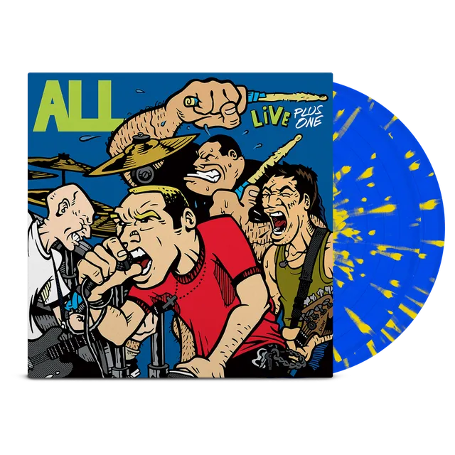 all-descendents-live-plus-one-double-vinyle-splatter-bleu image 1