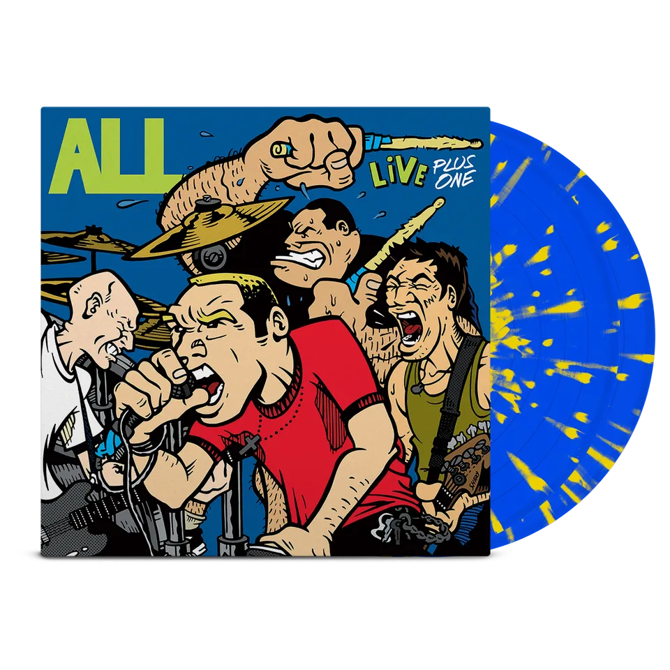 all-descendents-live-plus-one-double-vinyle-splatter-bleu image 1