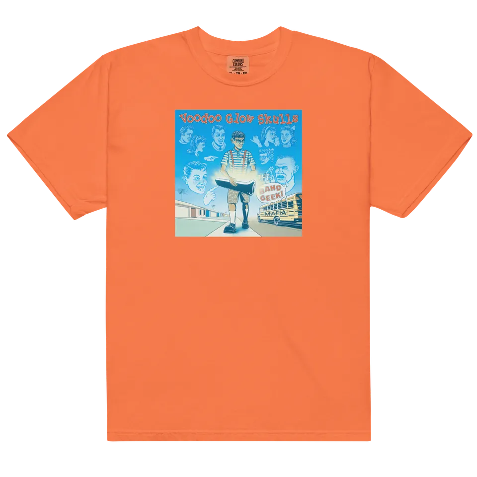 the-band-geek-mafia-t-shirt-t-shirt-orange-100-coton image 1