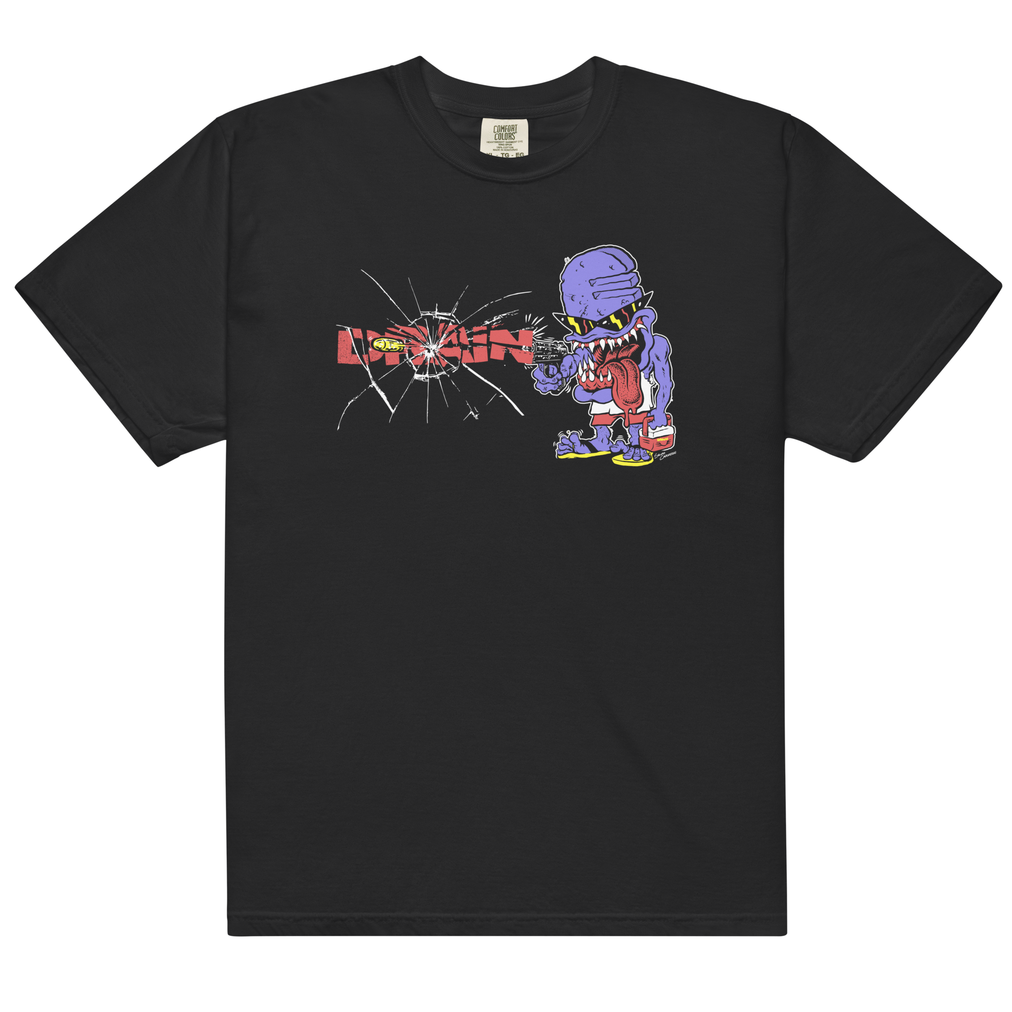 drain-x-epitaph-t-shirt-noir-coton-logo image 1