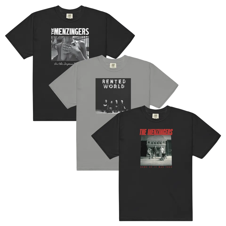 the-menzingers-t-shirt-bundle-lot-3-coton image 1