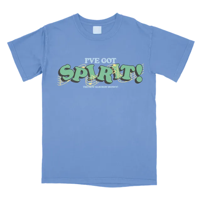 hunny-spirit-t-shirt-bleu-coton image 1