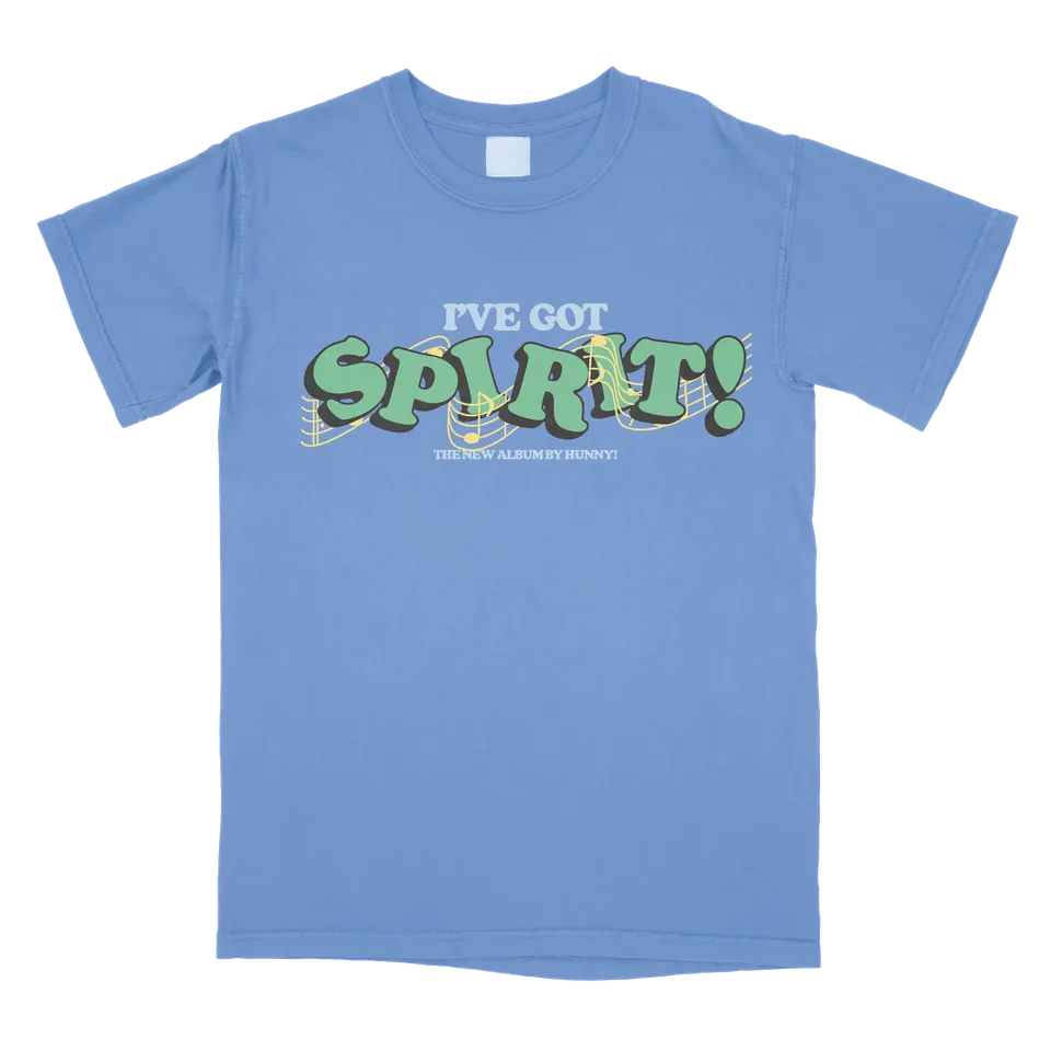 hunny-spirit-t-shirt-bleu-coton image 1