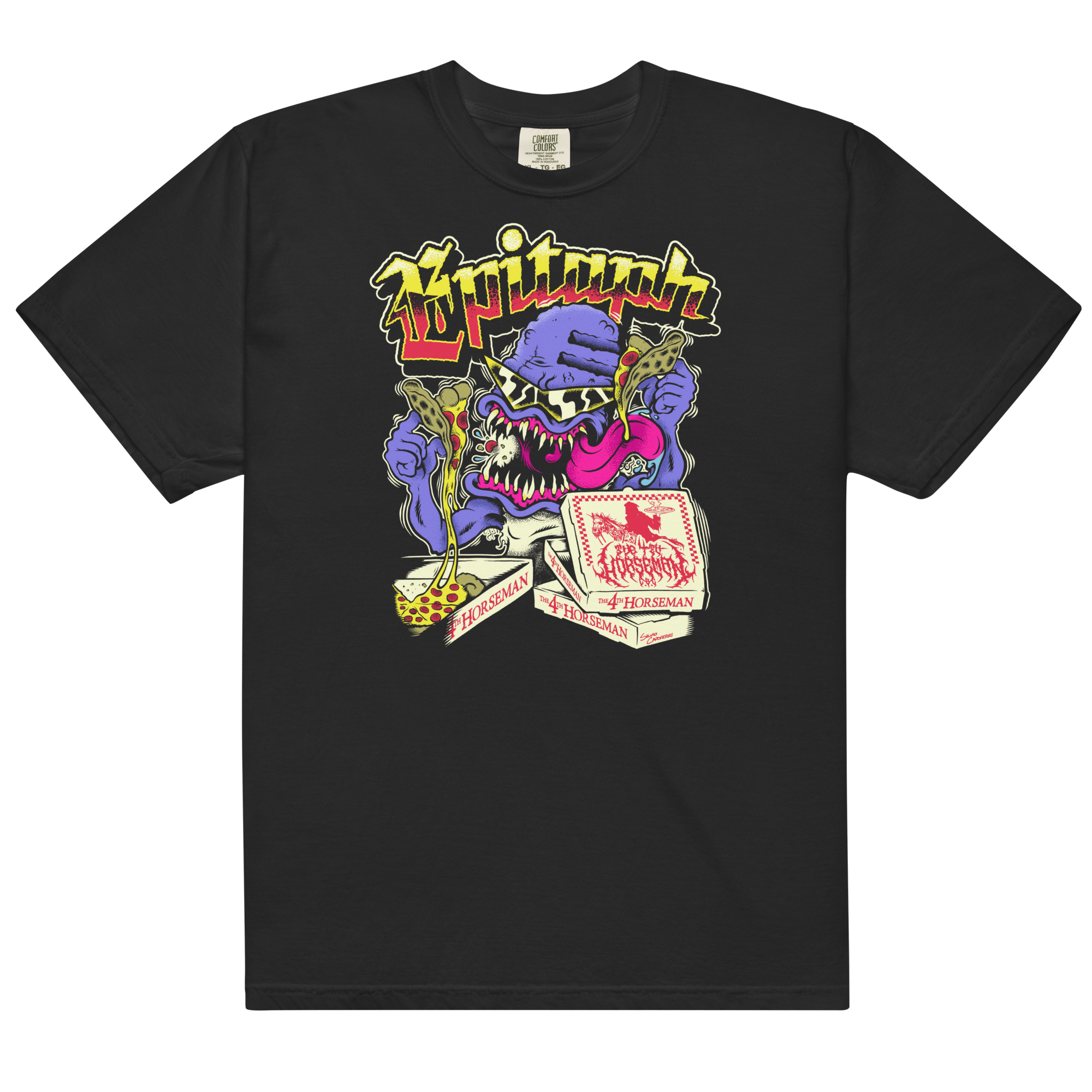 epitaph-eggbert-s-last-supper-t-shirt-noir-coton image 1