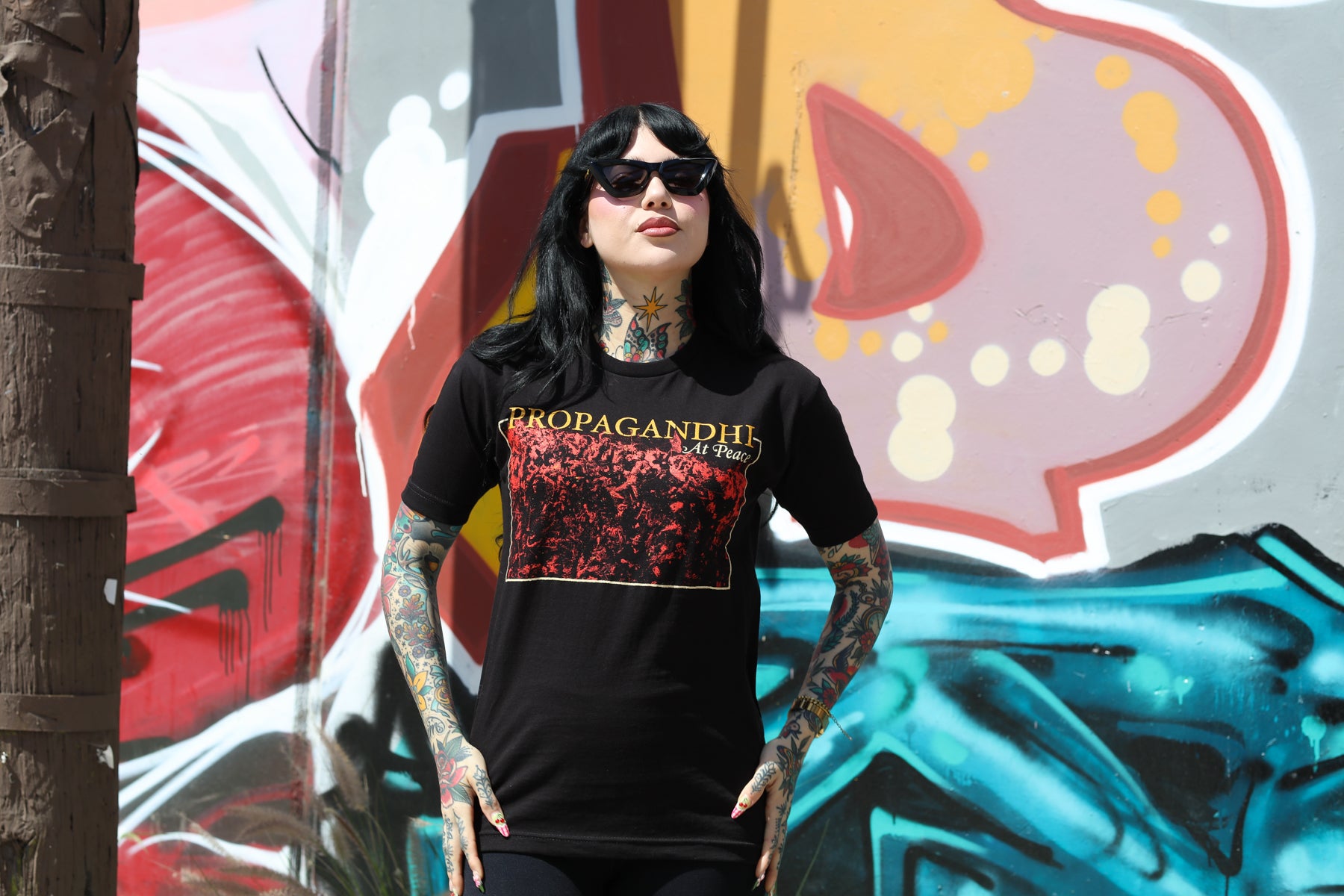 propagandhi-at-peace-t-shirt-noir-coton-album image 3