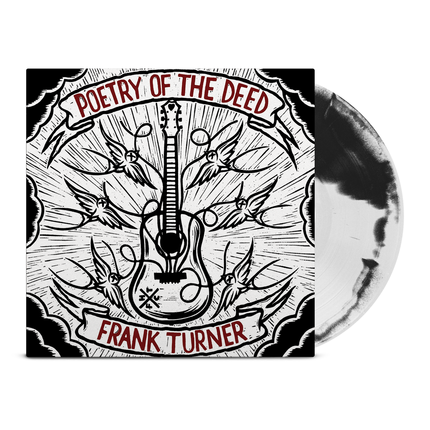 frank-turner-poetry-of-the-deed-vinyle-lp-blanc-noir image 1
