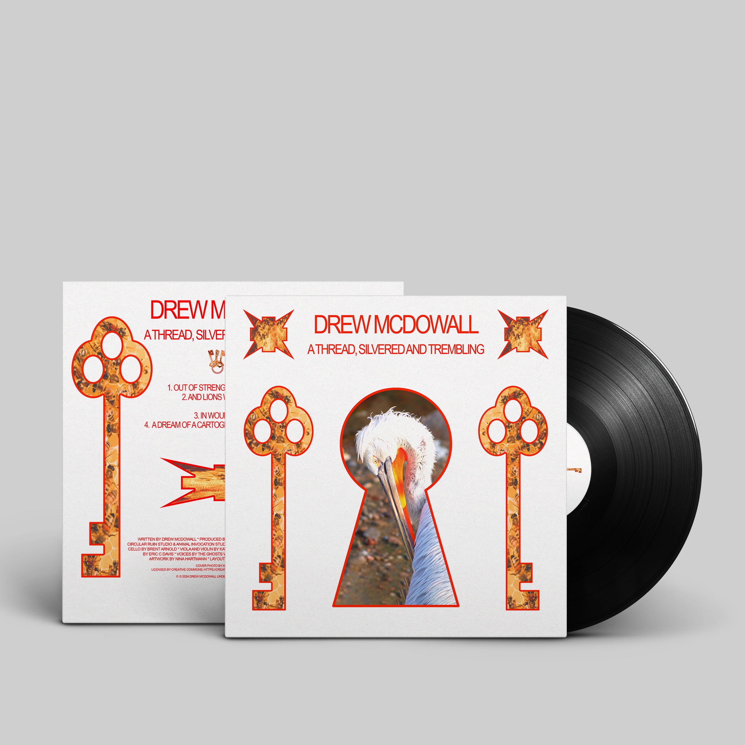 dais-drew-mcdowall-a-thread-silvered-vinyle-lp-noir image 4
