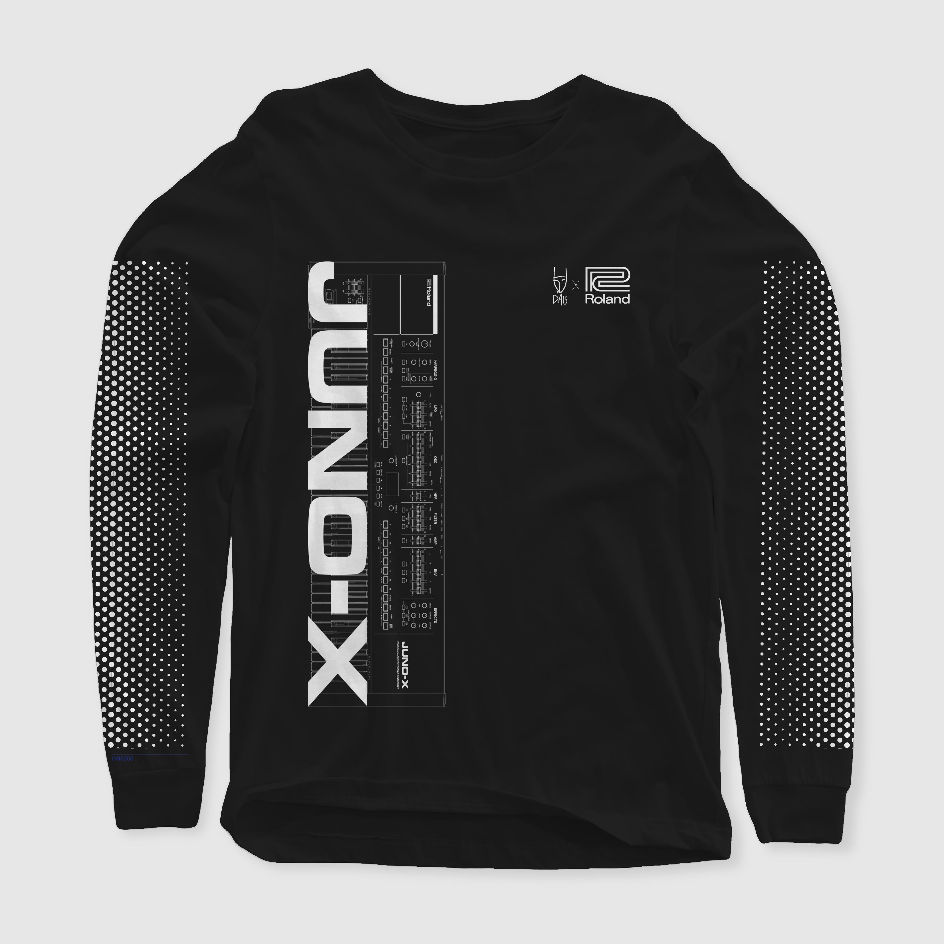 dais-x-roland-juno-x-longsleeve-noir-taille-l image 6