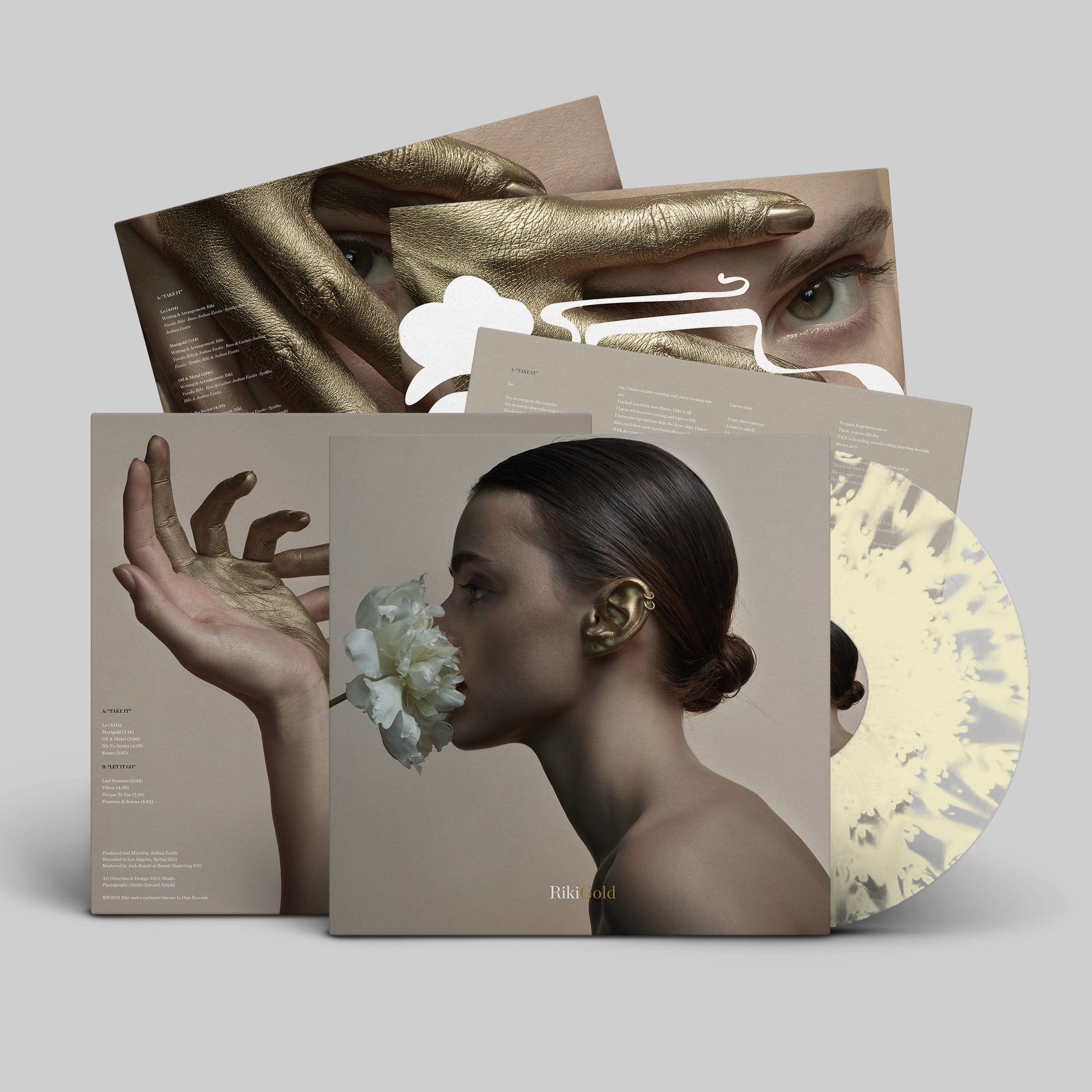 riki-gold-vinyle-lp-rouge-red-in-clear-synth-pop image 4