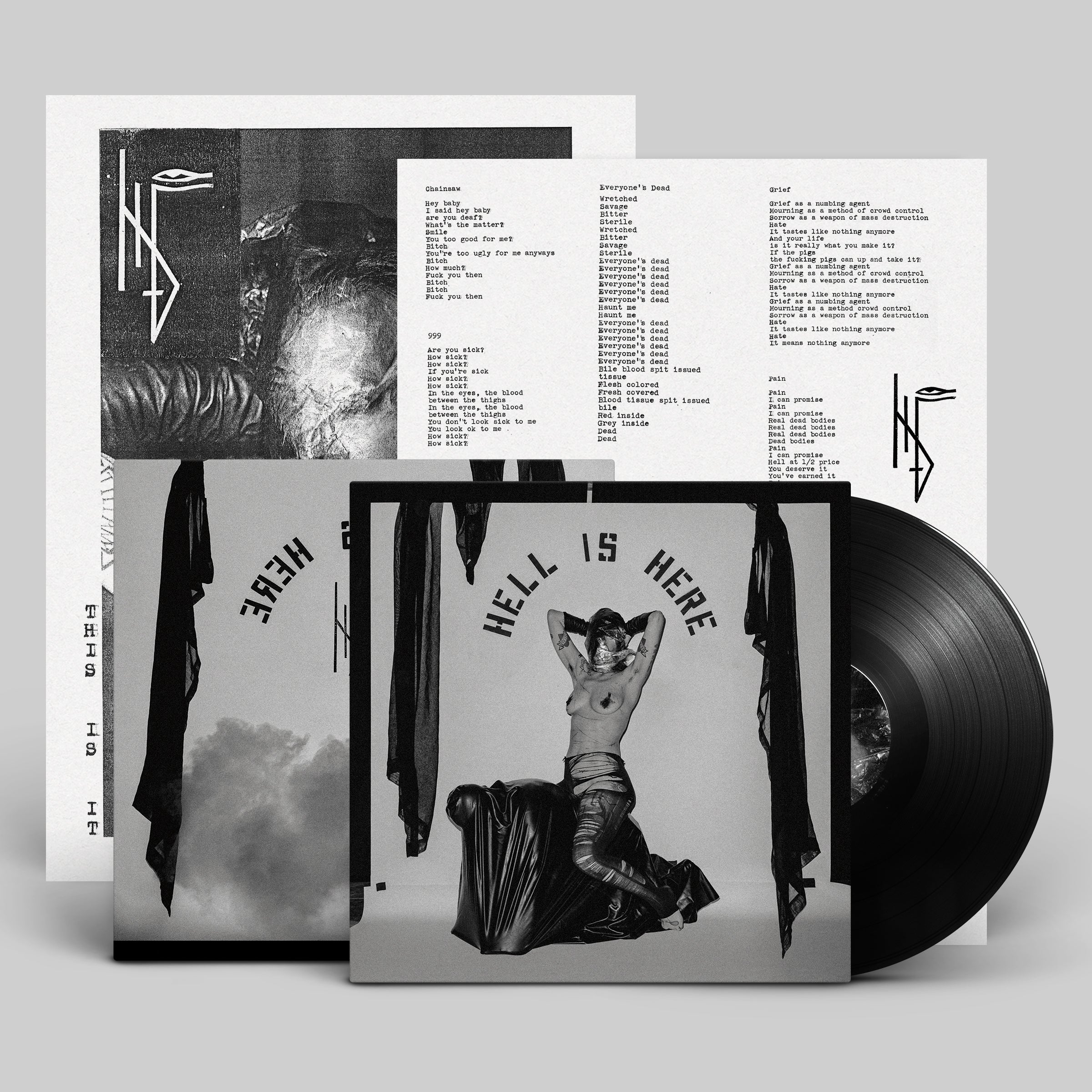 dais-records-hide-hell-is-here-vinyle-noir-lp-industriel image 2