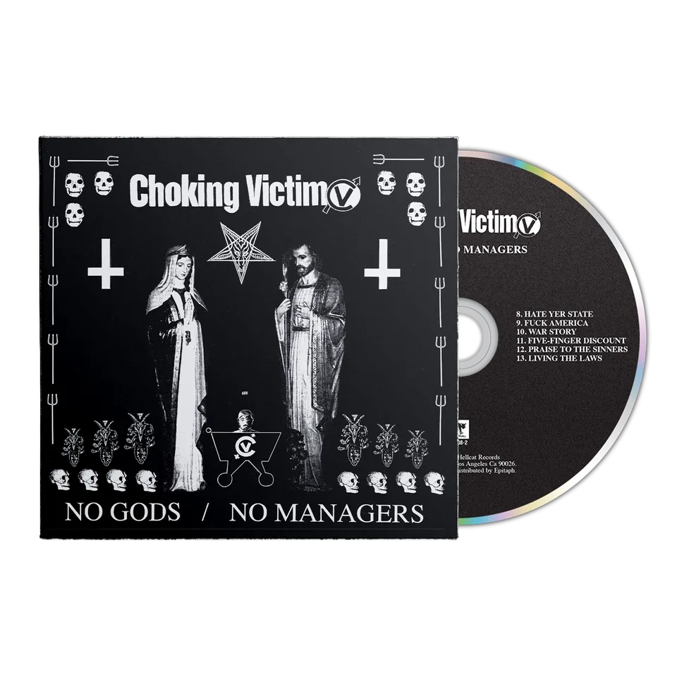 choking-victim-no-gods-no-managers-cd-album-ska-punk image 1