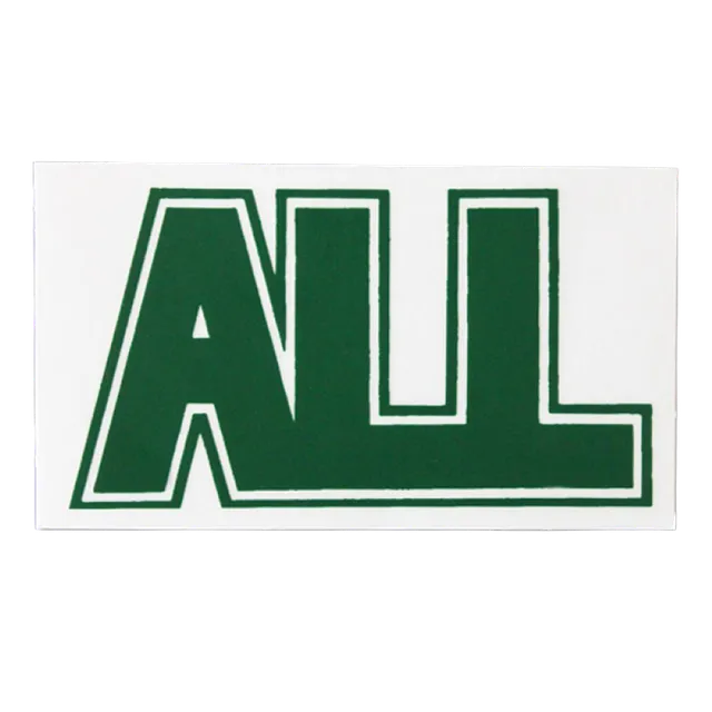 all-logo-sticker-vert-vinyle-10-x-5-cm image 1