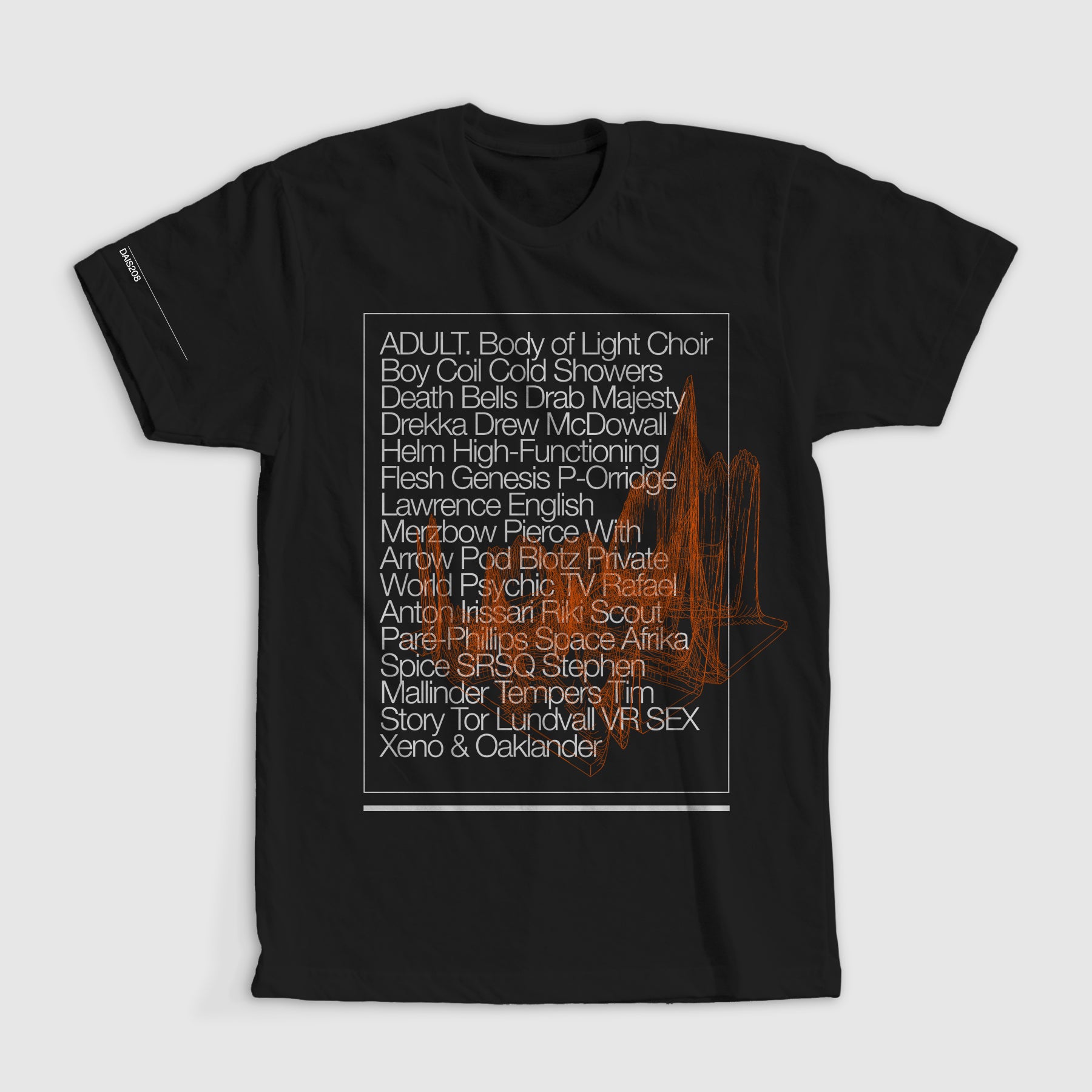 dais-x-roland-waveform-t-shirt-noir-coton-taille-l image 6