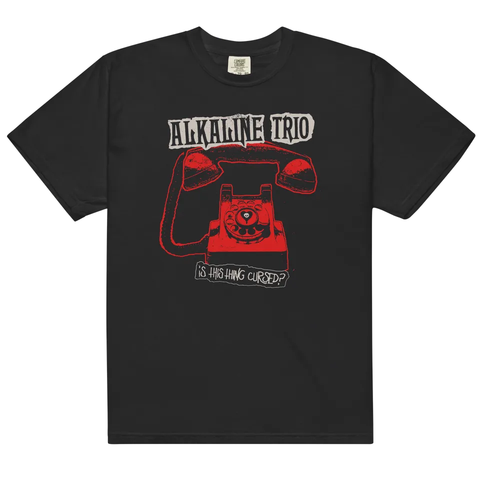 alkaline-trio-is-this-thing-cursed-t-shirt-noir-coton image 1