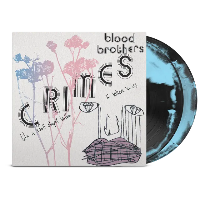 blood-brothers-crimes-2xlp-vinyle-collector-noir-bleu-b-b image 1