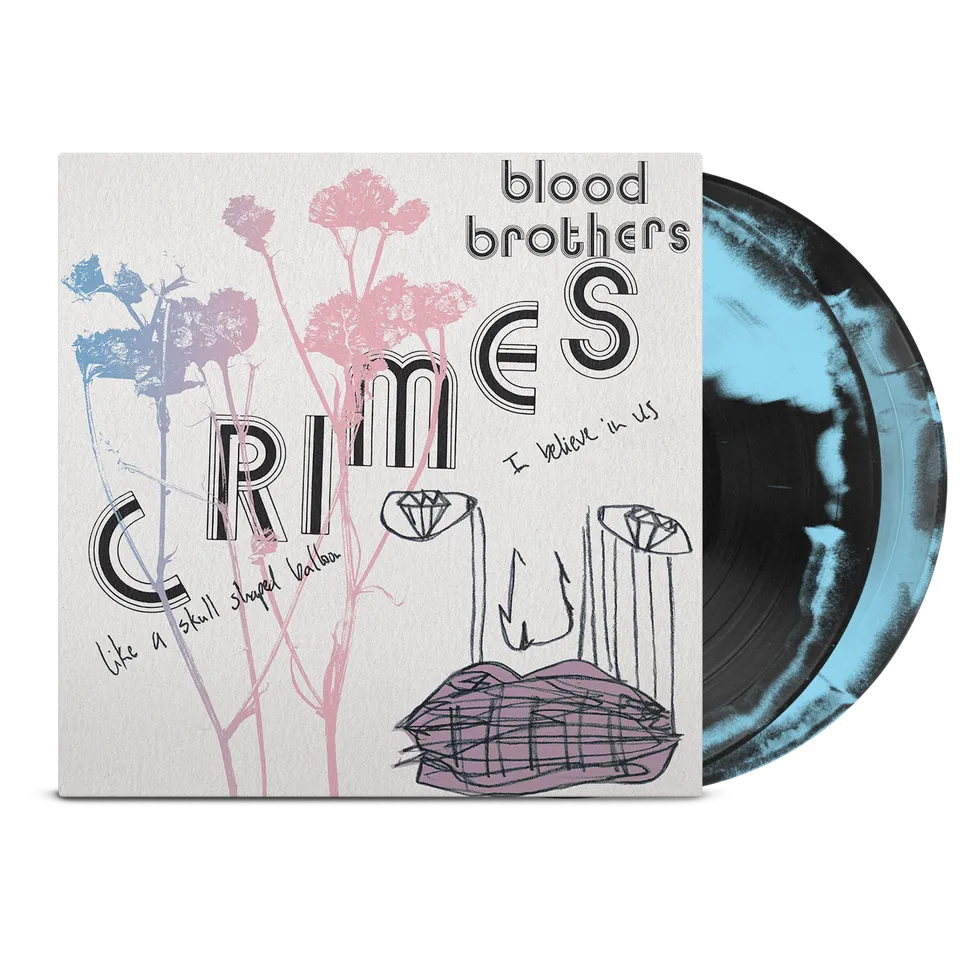 blood-brothers-crimes-2xlp-vinyle-collector-noir-bleu-b-b image 1