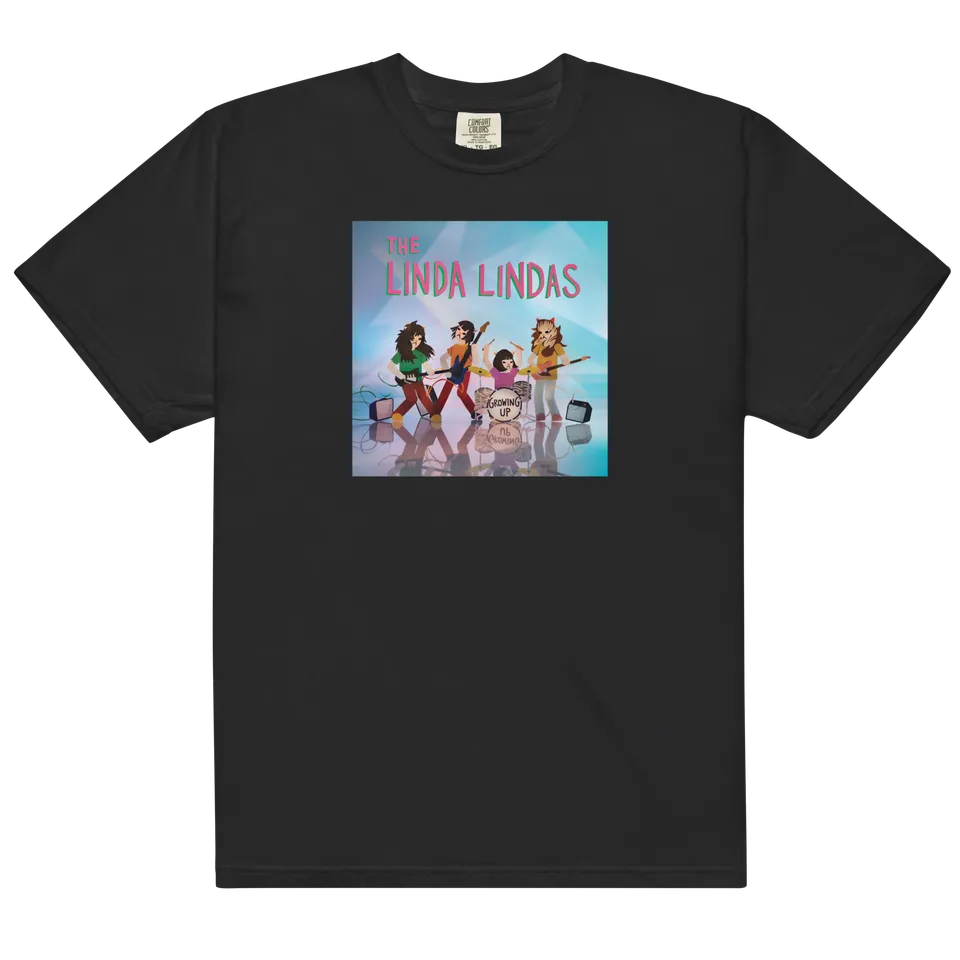 growing-up-t-shirt-noir-coton-manches-courtes image 1