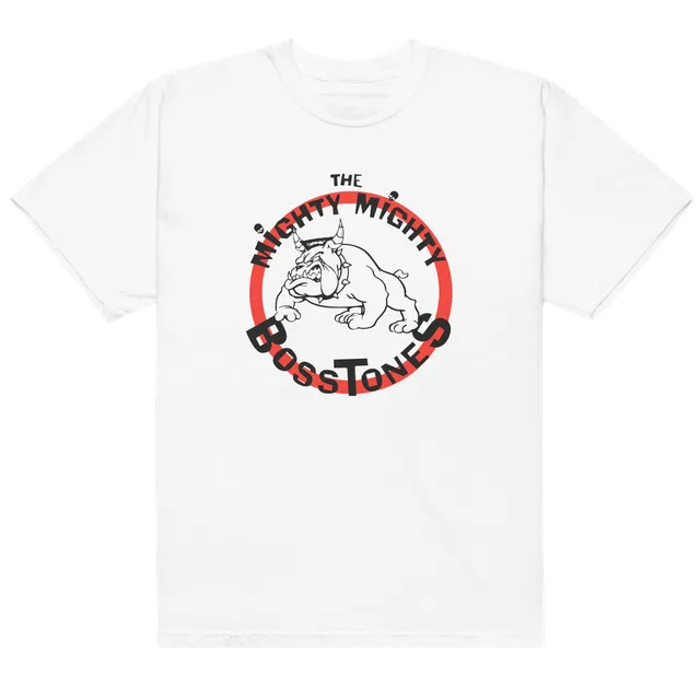 mighty-mighty-bosstones-bulldog-logo-t-shirt-blanc-coton image 1