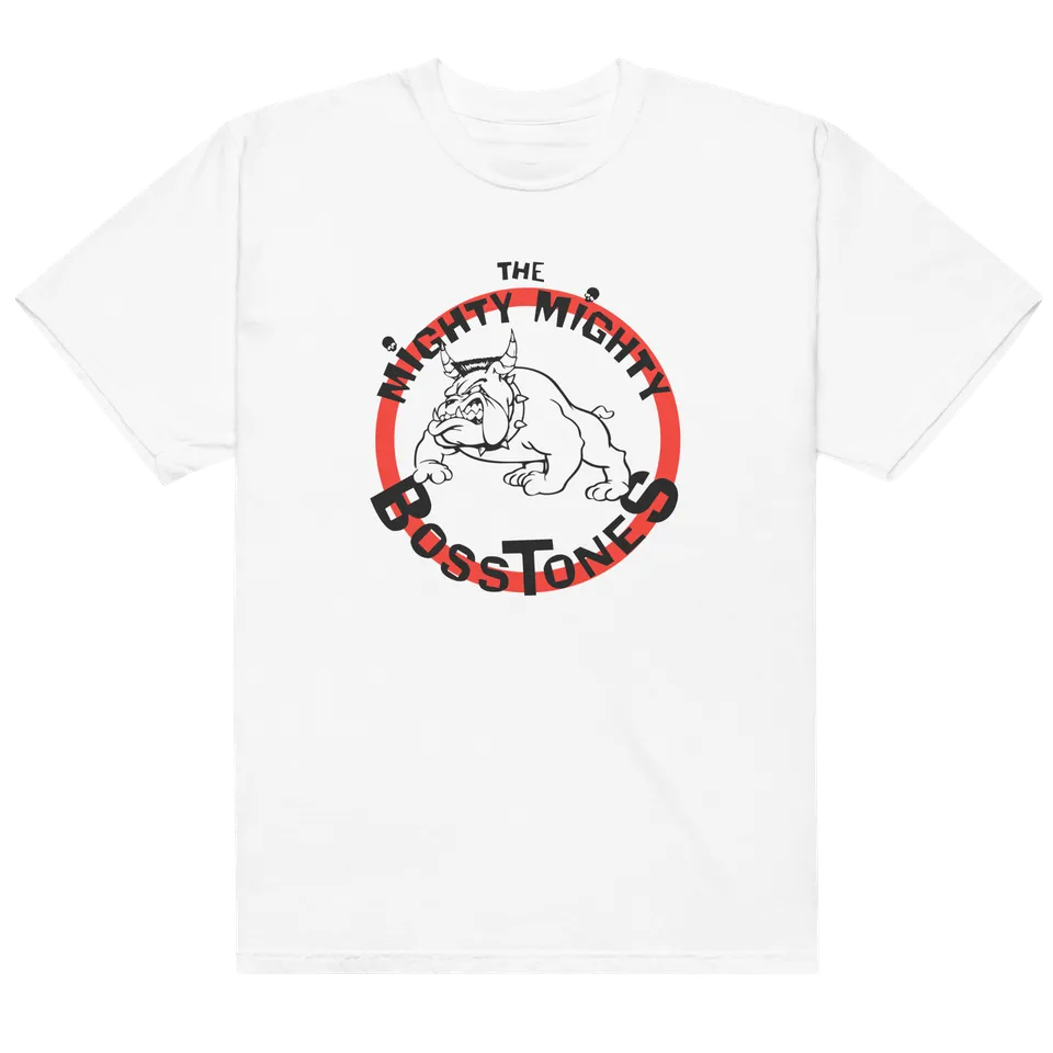 mighty-mighty-bosstones-bulldog-logo-t-shirt-blanc-coton image 1