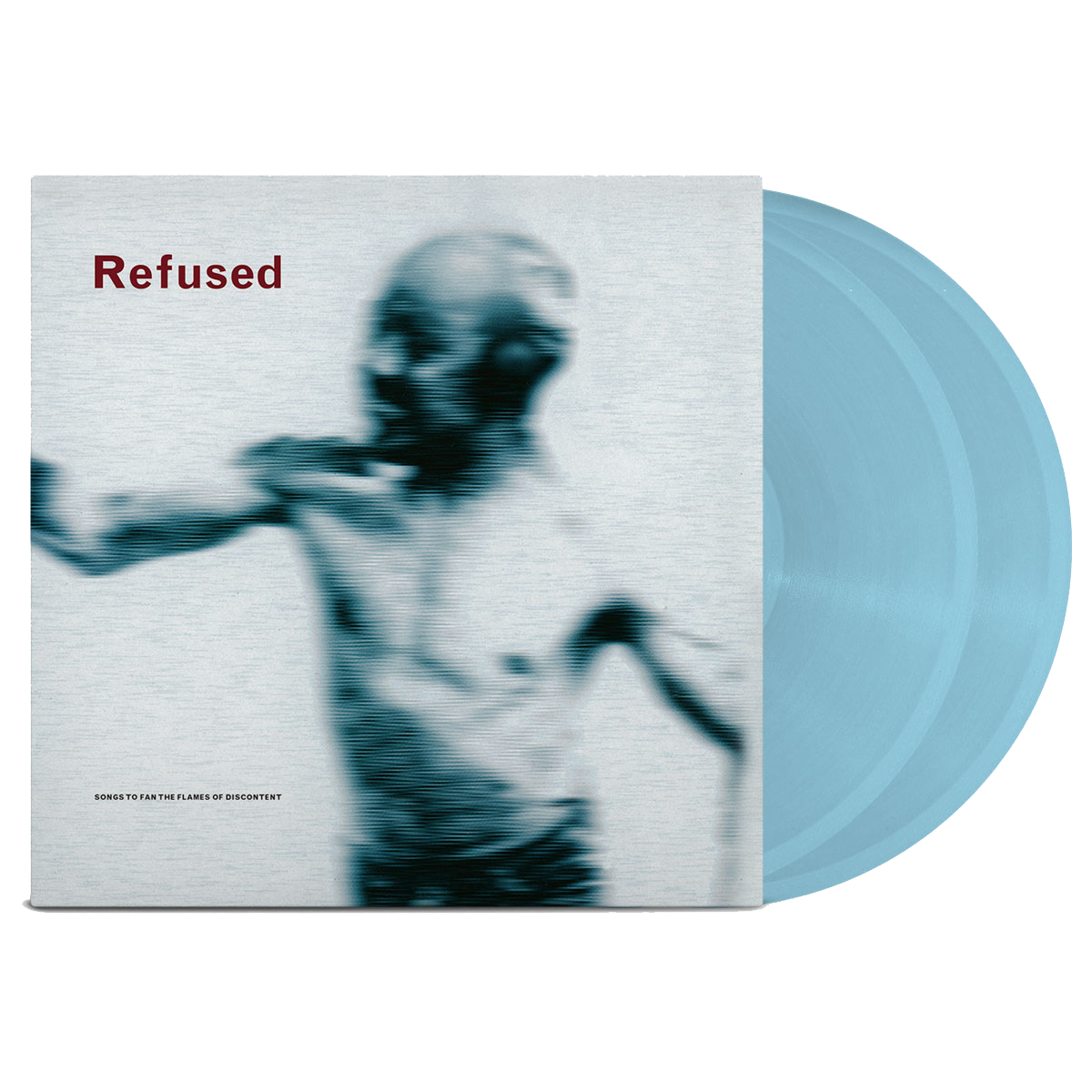 refused-songs-to-fan-the-flames-vinyle-2xlp-baby-blue-anniversary image 1