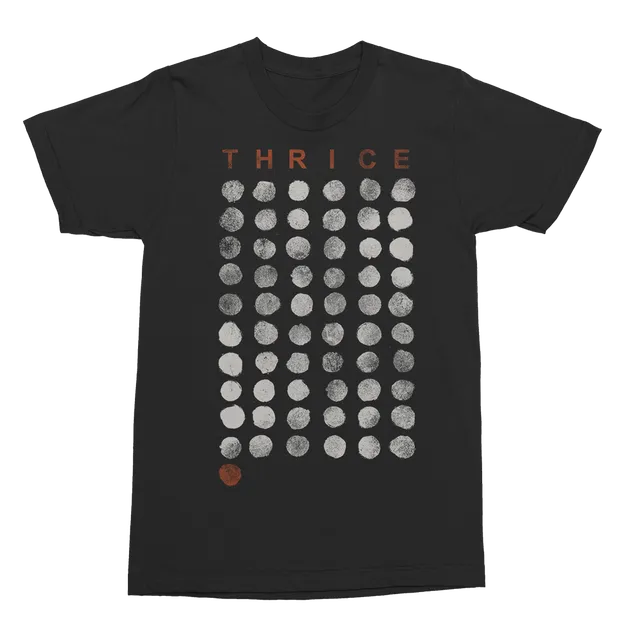 thrice-palms-t-shirt-noir-coton-pochette-album image 1