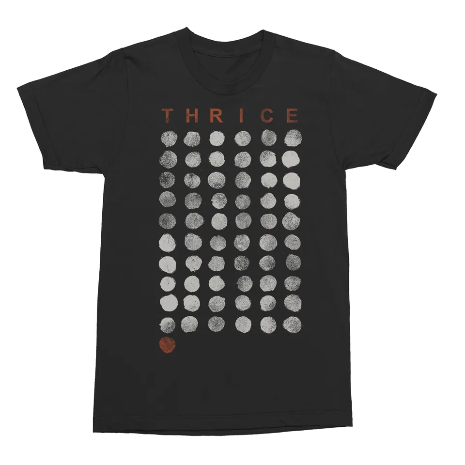 thrice-palms-t-shirt-noir-coton-pochette-album image 1