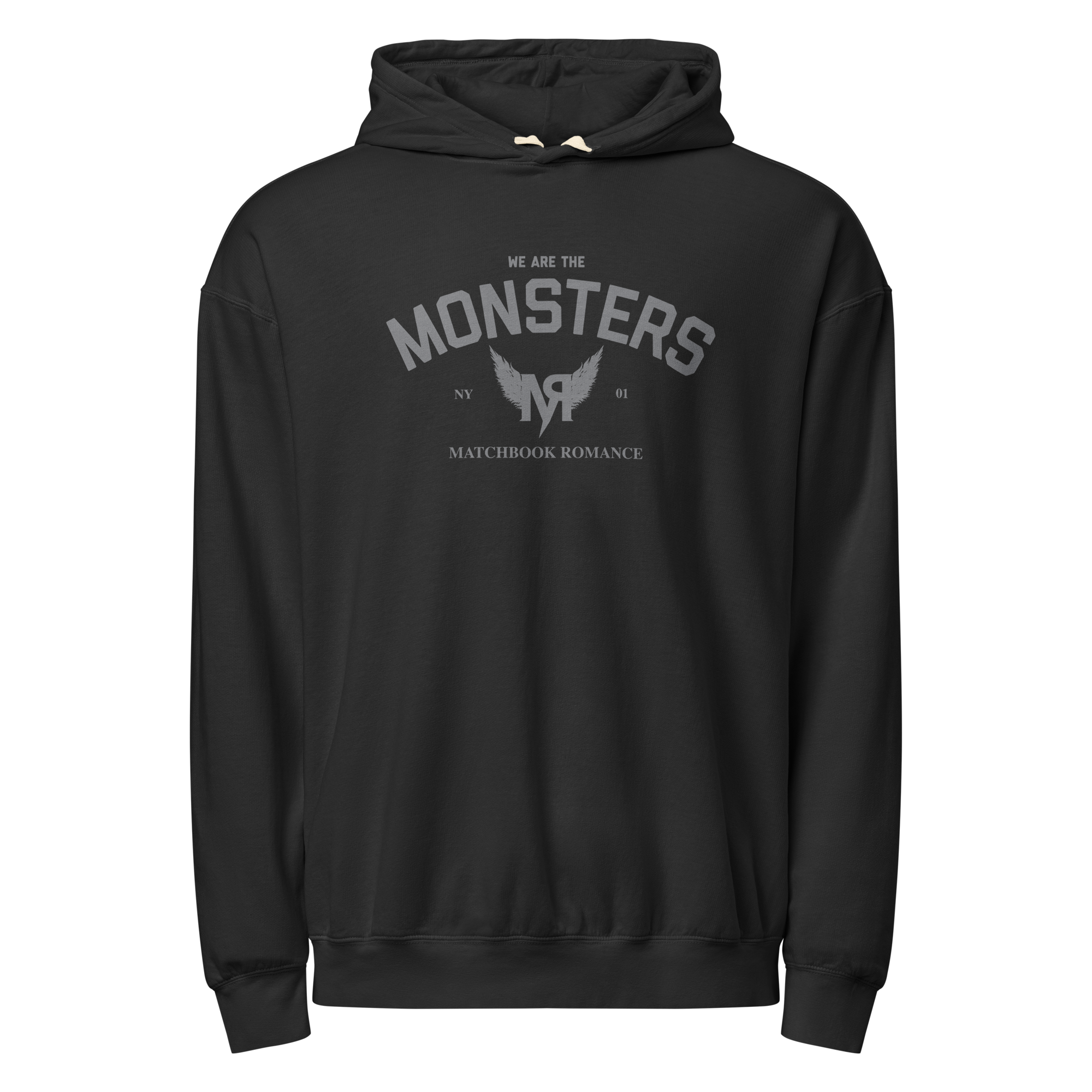 epitaph-monsters-sweat-capuche-noir-coton-l-ger image 1