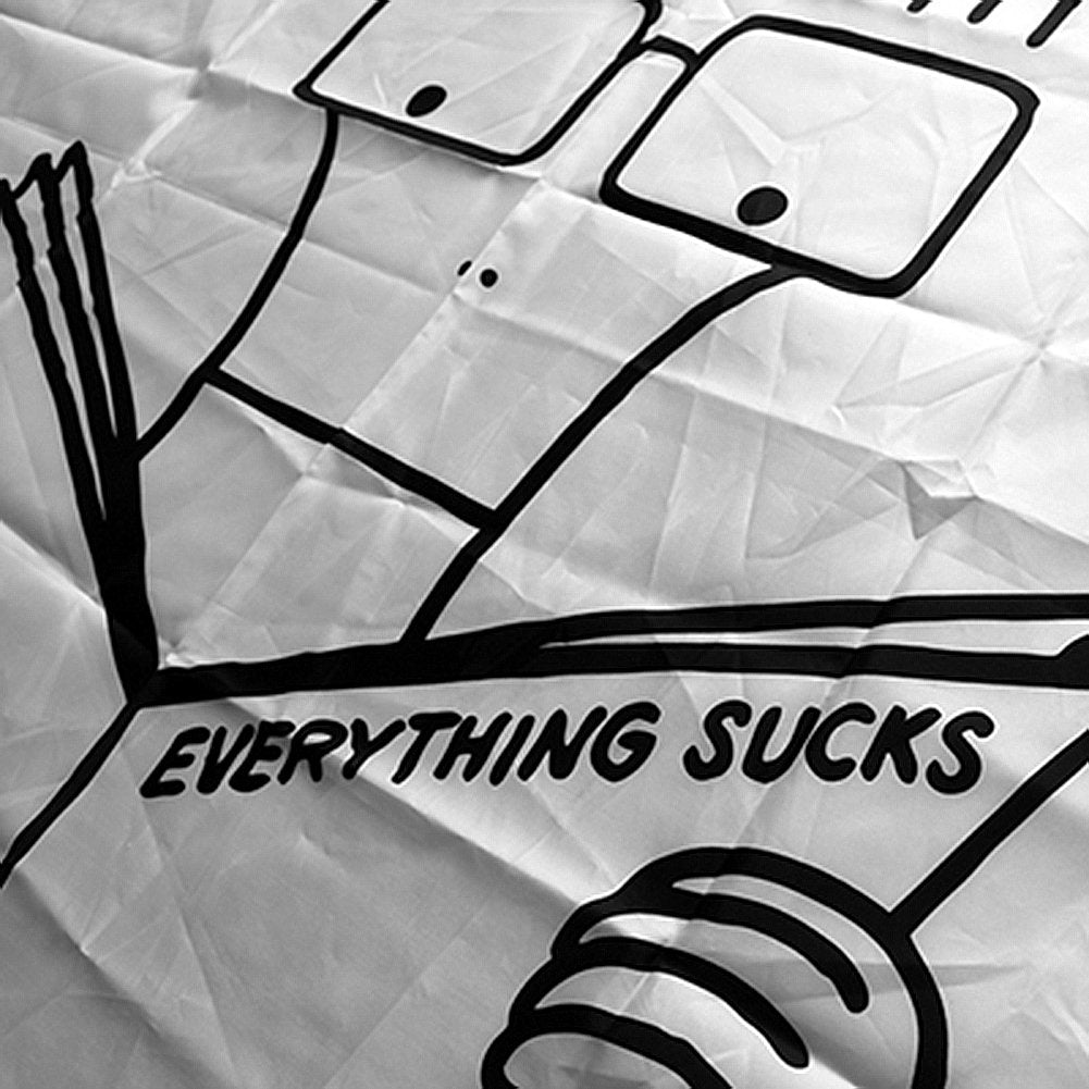 descendents-everything-sucks-drapeau-blanc-46-pouces image 2