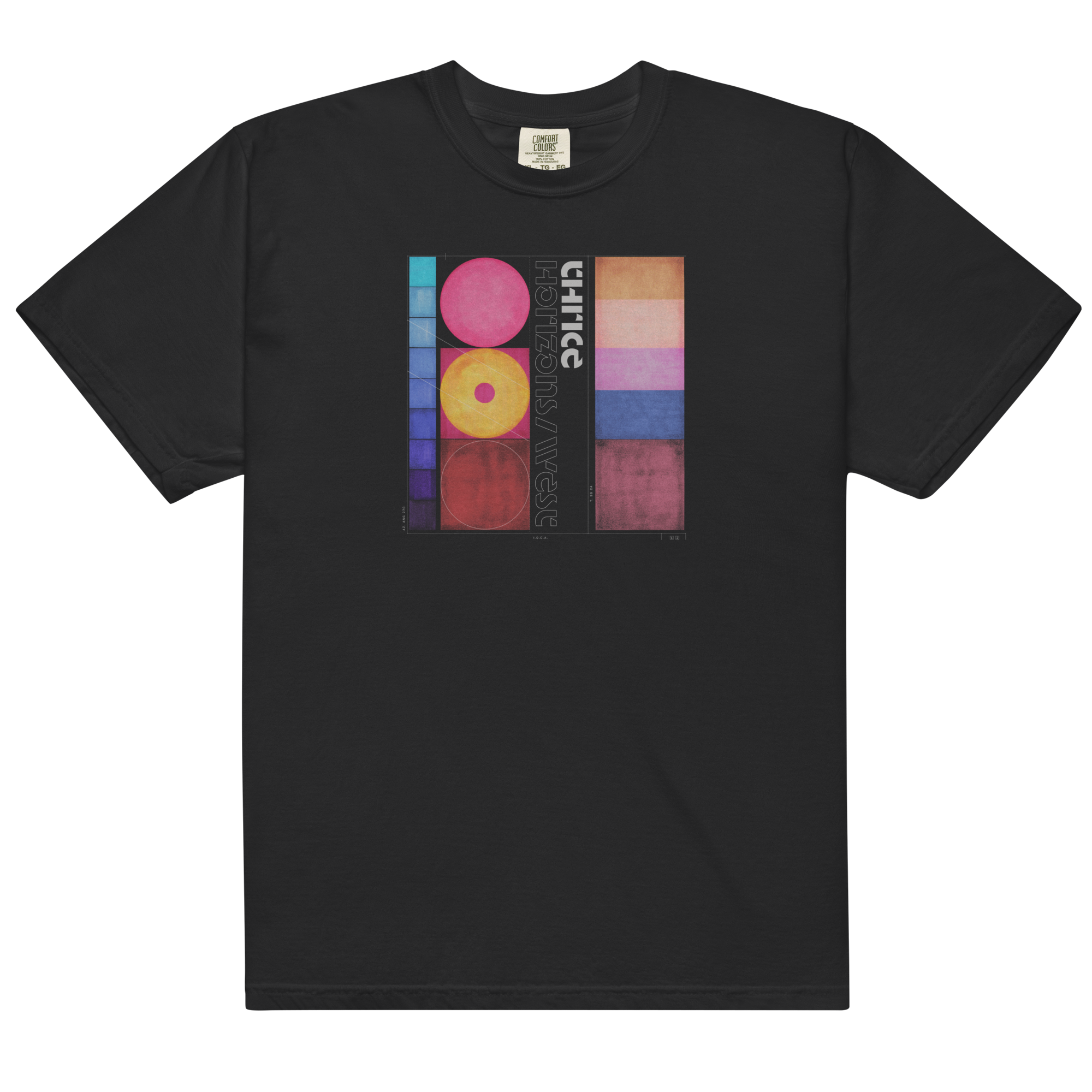 horizons-west-t-shirt-noir-coton-visuel-album image 1