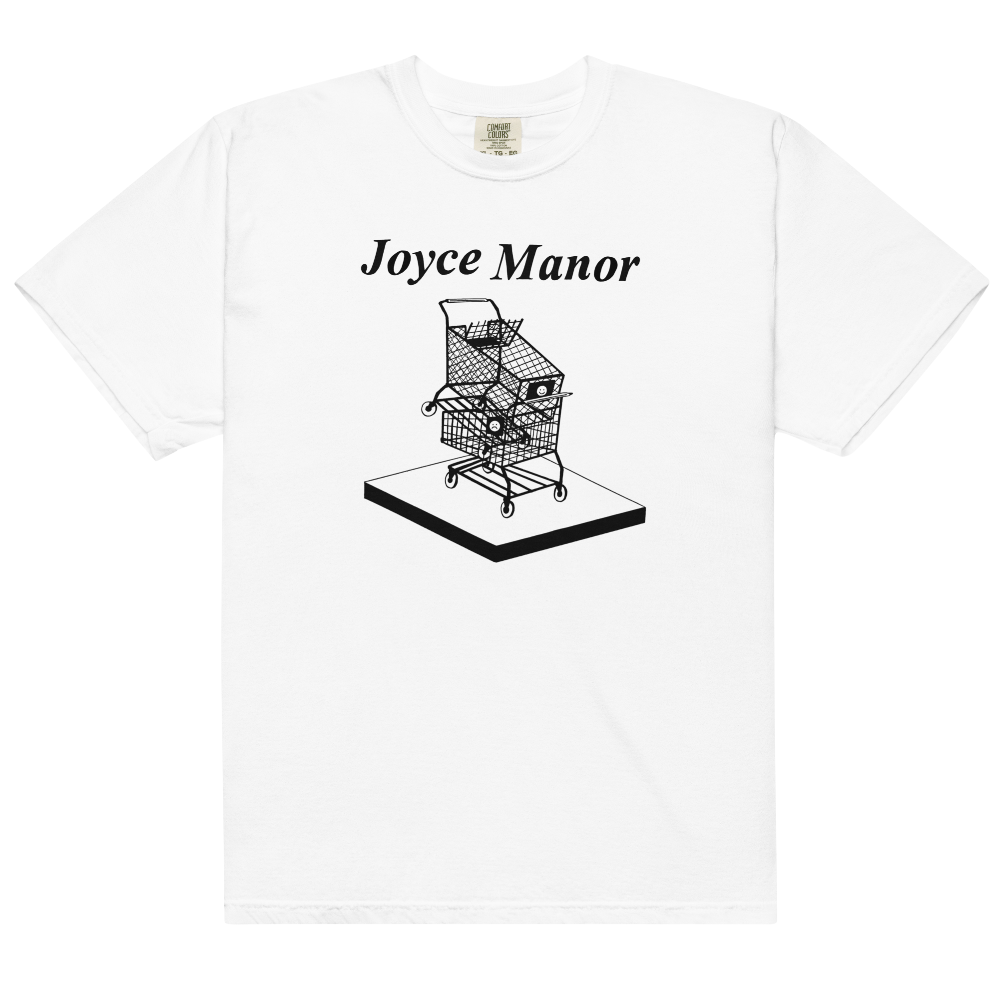 joyce-manor-shopping-carts-t-shirt-blanc-coton image 1
