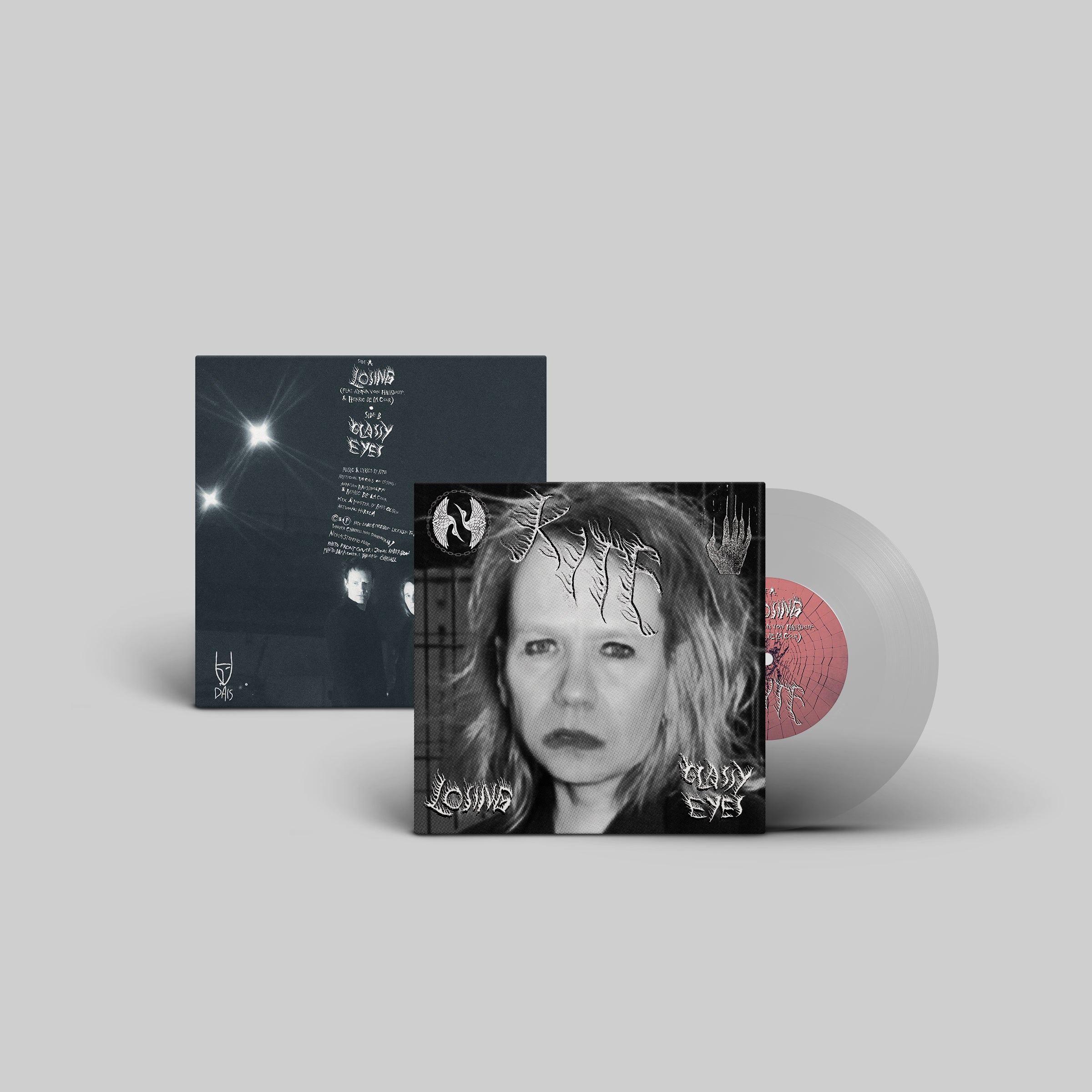 dais-records-kite-losing-glassy-eyes-vinyle-7-noir-synth-pop image 4