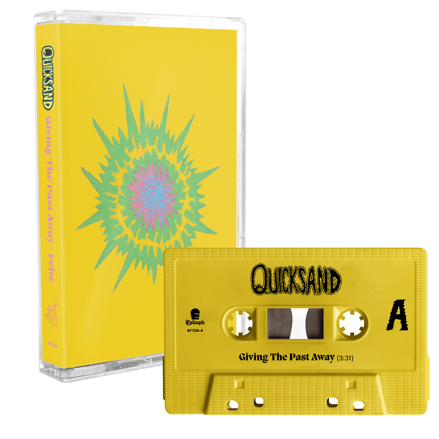 epitaph-records-giving-the-past-away-cassette-jaune-quicksand image 1