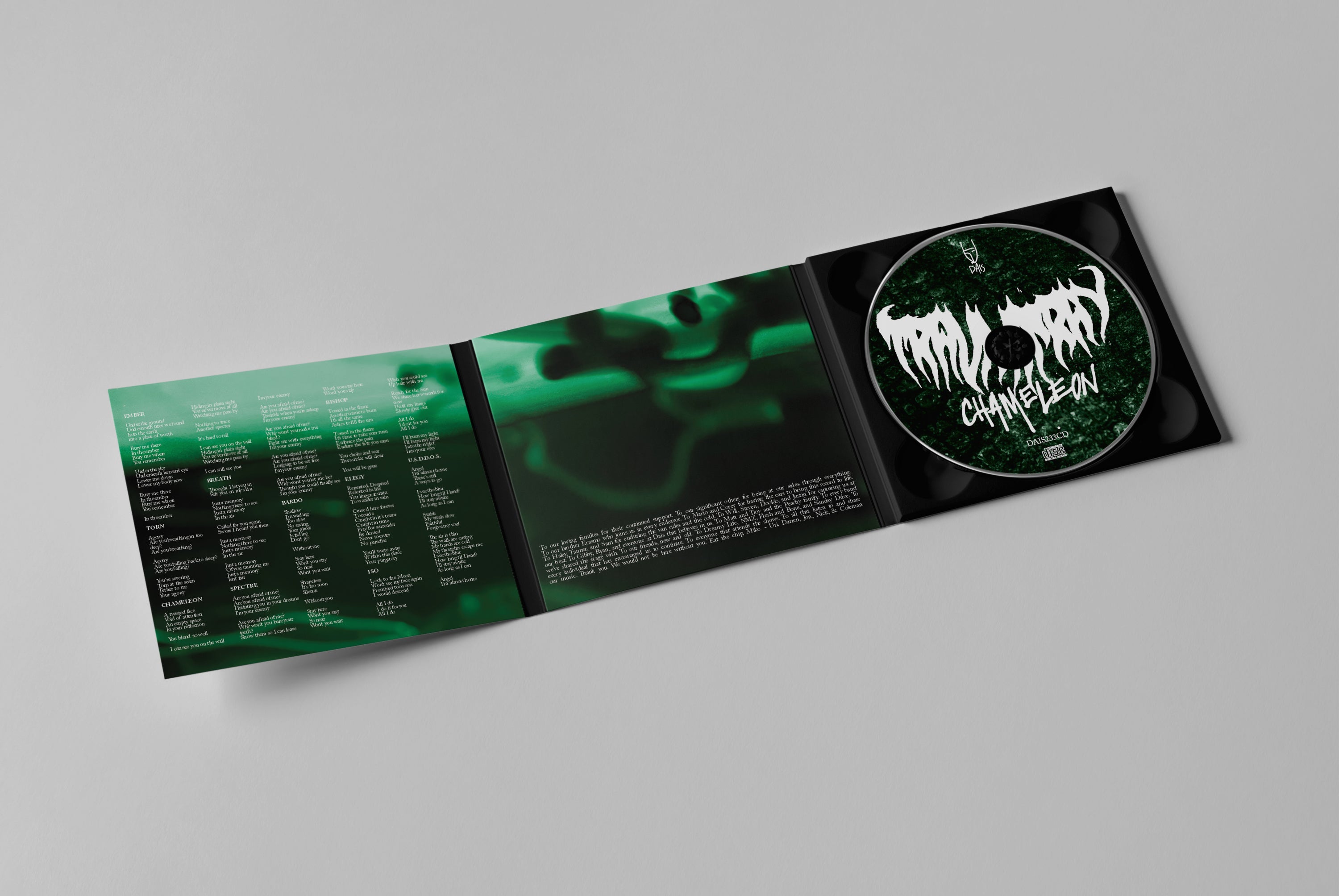 dais-trauma-ray-chameleon-vinyle-vert-splatter-cd image 5