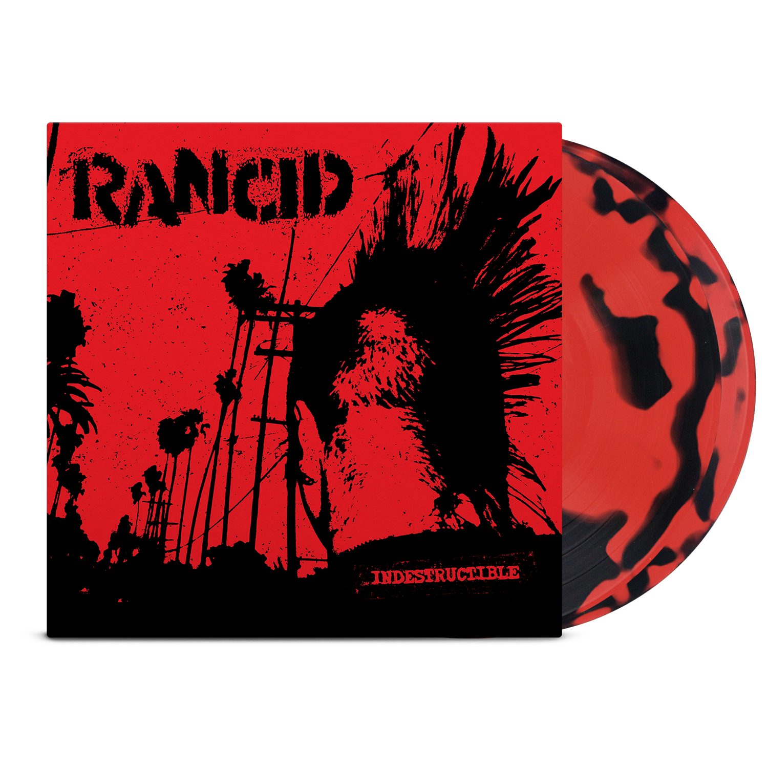rancid-indestructible-2lp-vinyle-rouge-noir image 1