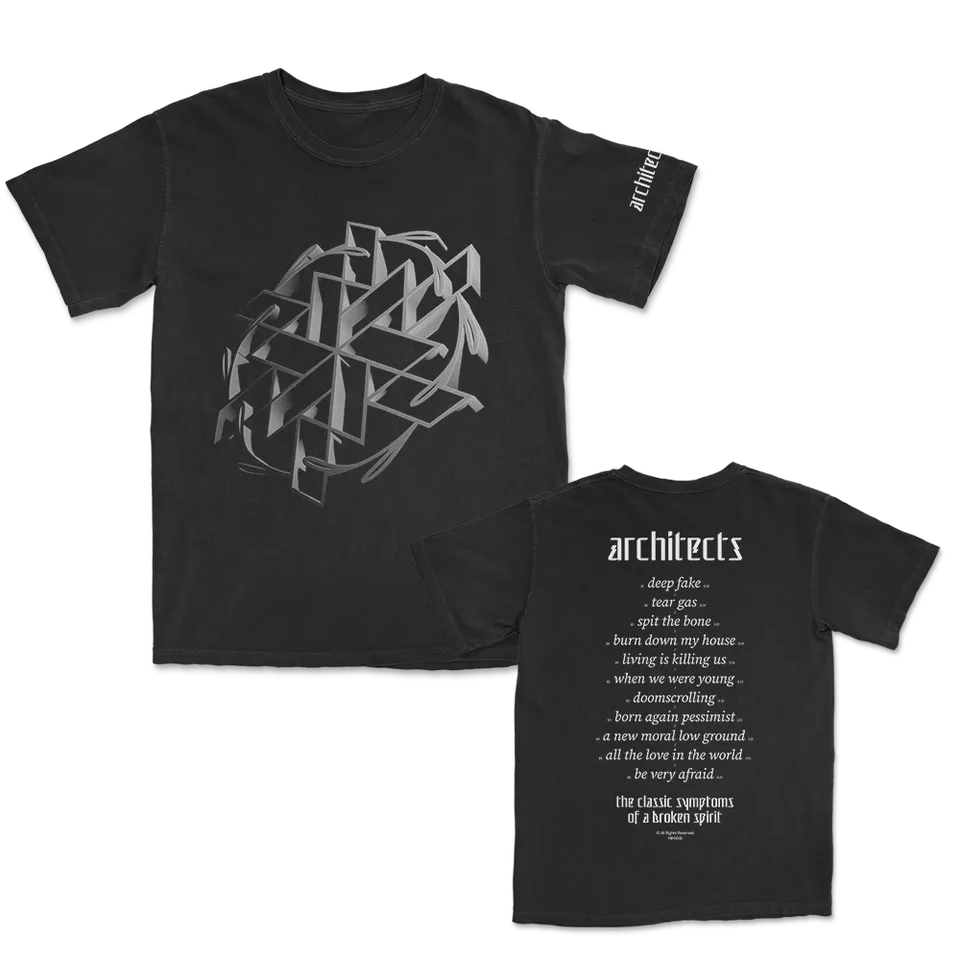 architects-classic-symptoms-of-a-broken-spirit-t-shirt-noir-coton image 1