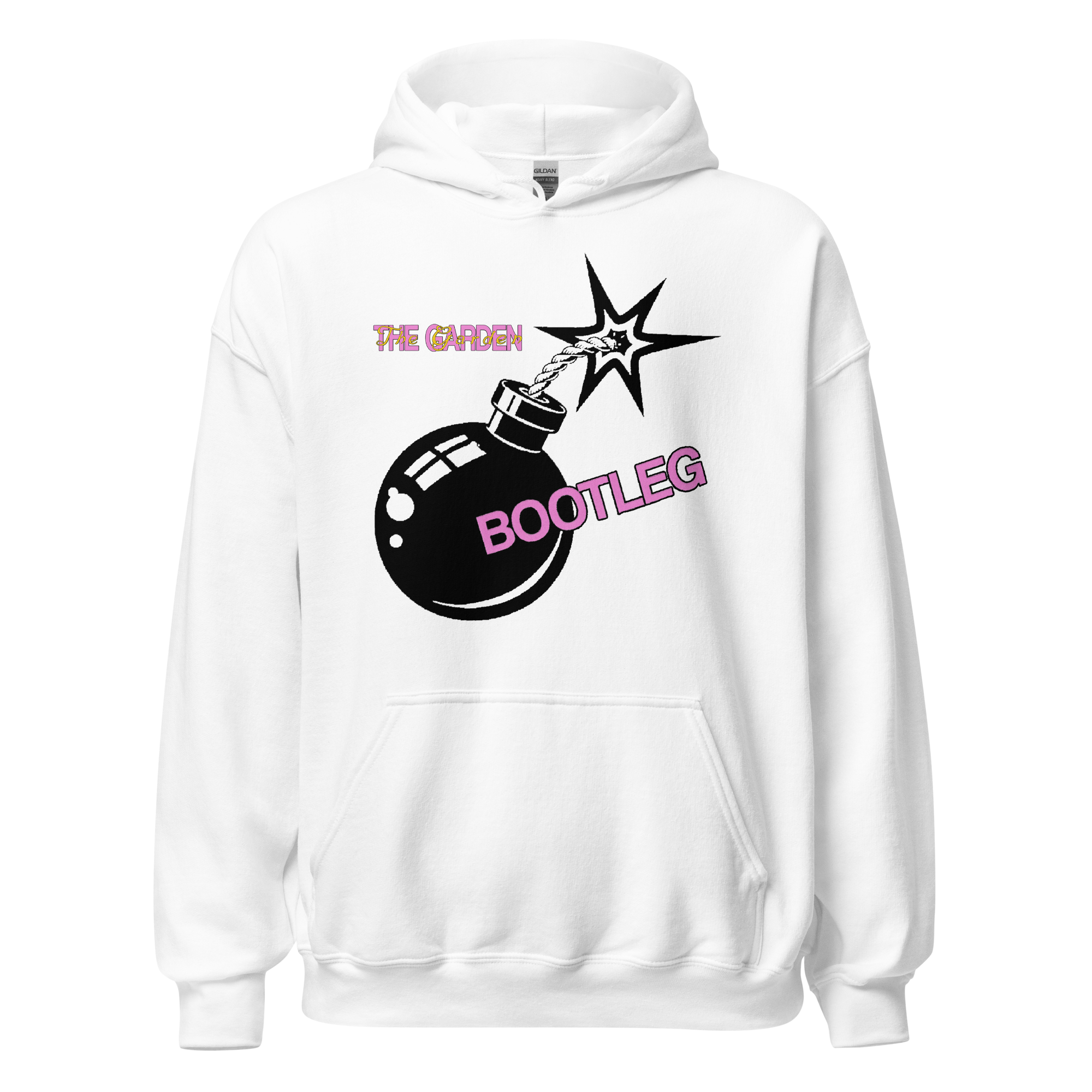 the-garden-bootleg-hoodie-blanc-sweat-capuche image 1