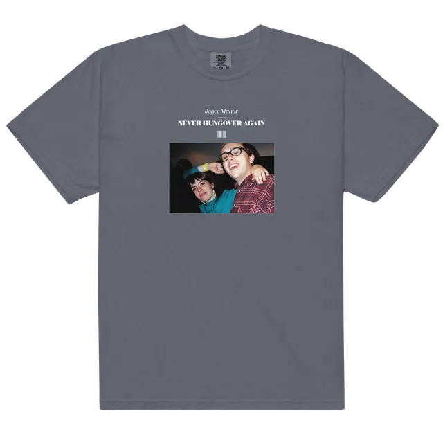 joyce-manor-never-hungover-again-t-shirt-bleu-coton image 1