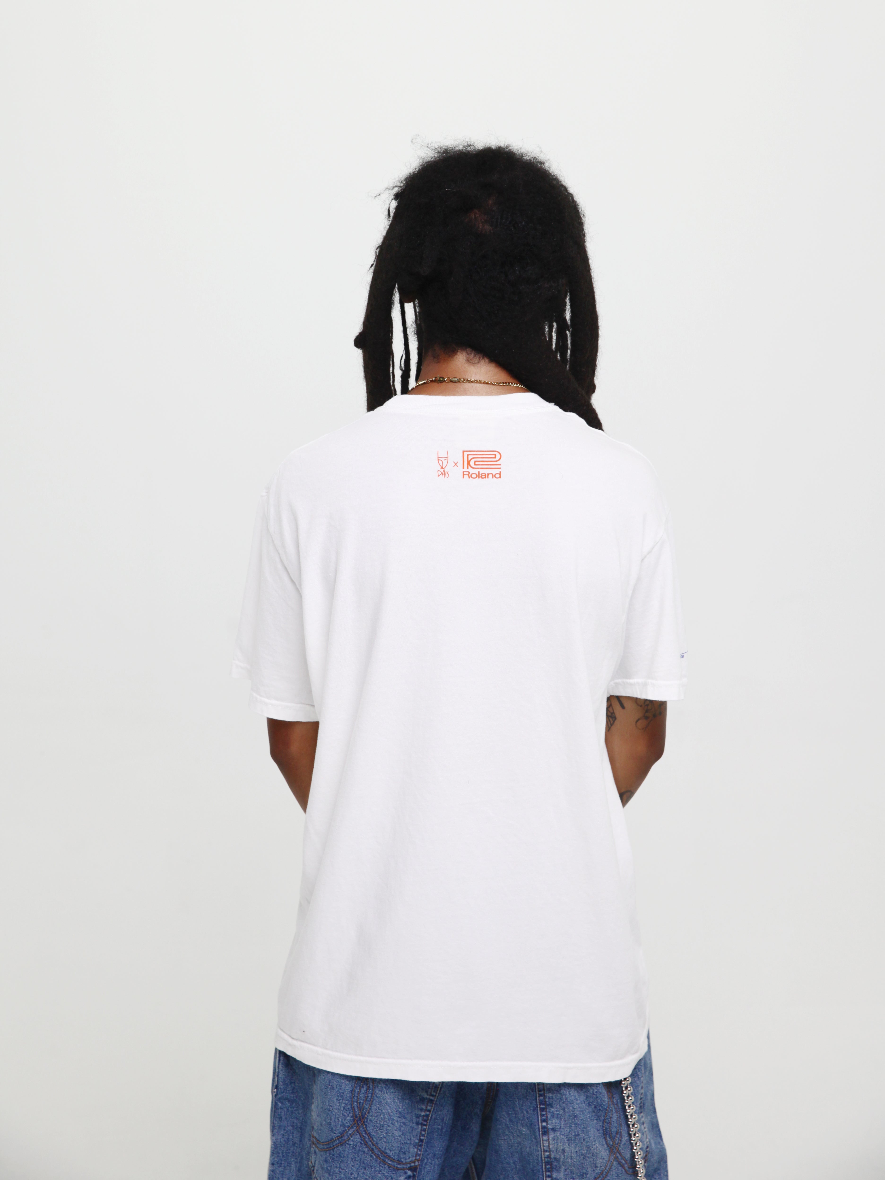 dais-x-roland-waveform-t-shirt-noir-coton-taille-l image 3